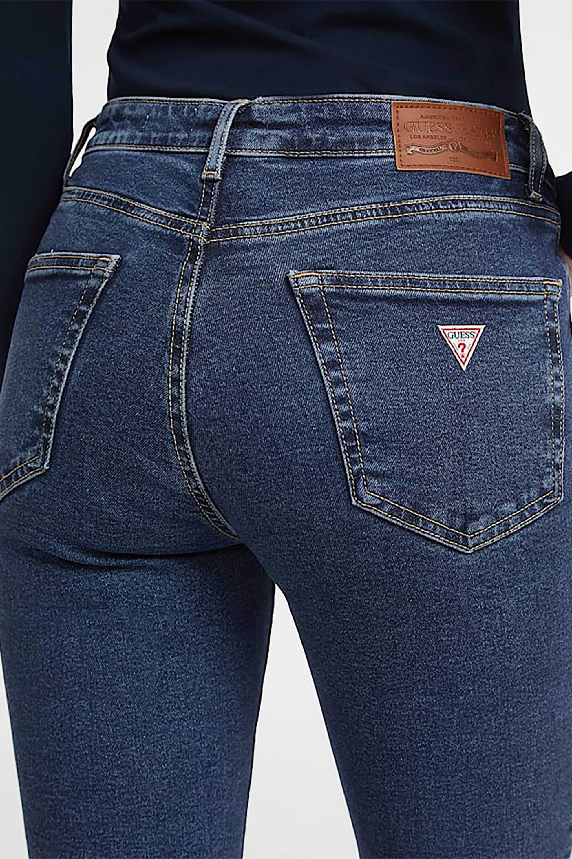 Guess γυναικείο τζιν παντελόνι πεντάτσεπο Skinny Fit "G05" - W4YA92D5CB2 Denim Blue Σκούρο φωτογραφία