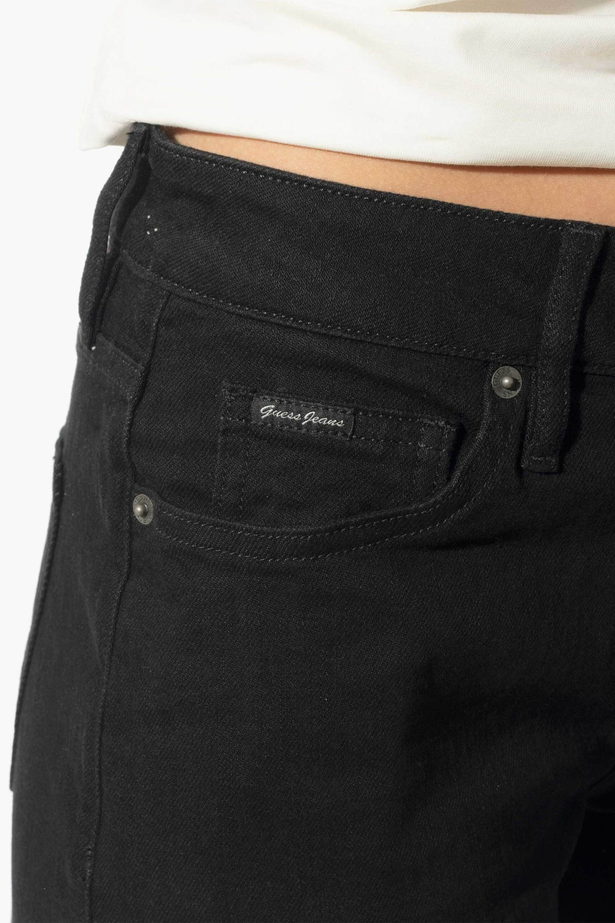 Guess γυναικείο τζιν παντελόνι πεντάτσεπο Wide Leg 