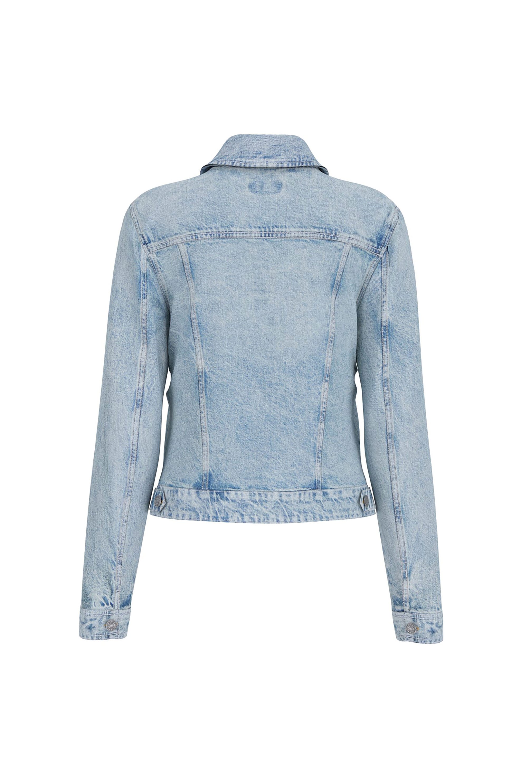 Guess Γυναικείο Denim Jacket Slim Fit - W6Rn55D5M4I Blue