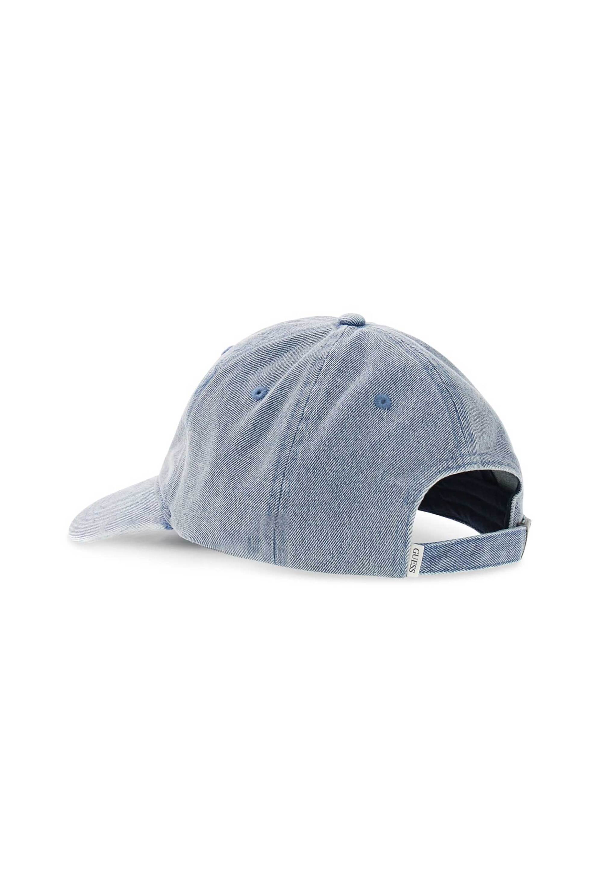 Guess Ανδρικό Denim Καπέλο Jockey με Κεντημένο Λογότυπο - M6Gzb4Wf8V1 Blue