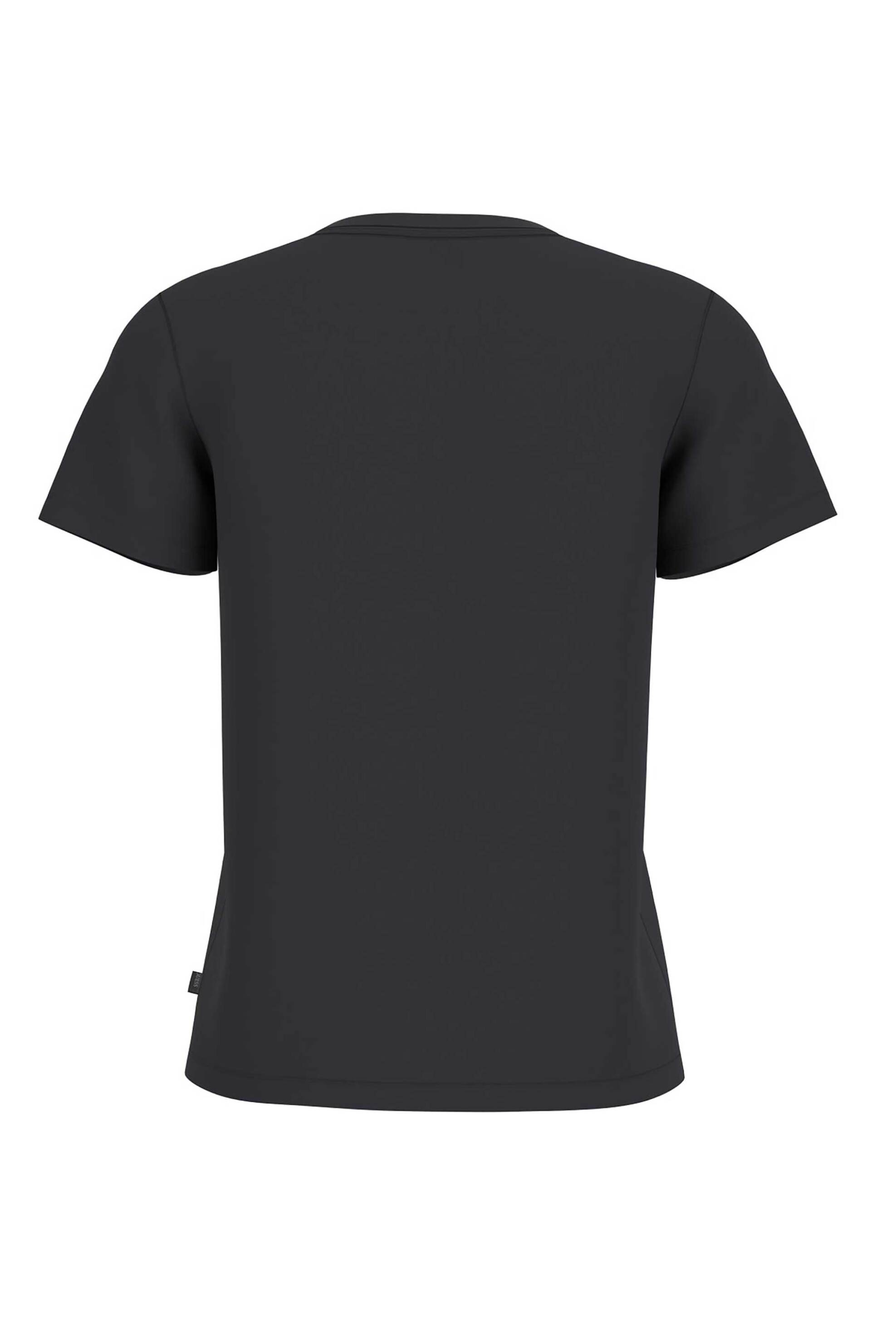 Guess γυναικείο T-shirt με print Regular Fit - W6GI45K8HM0 Μαύρο