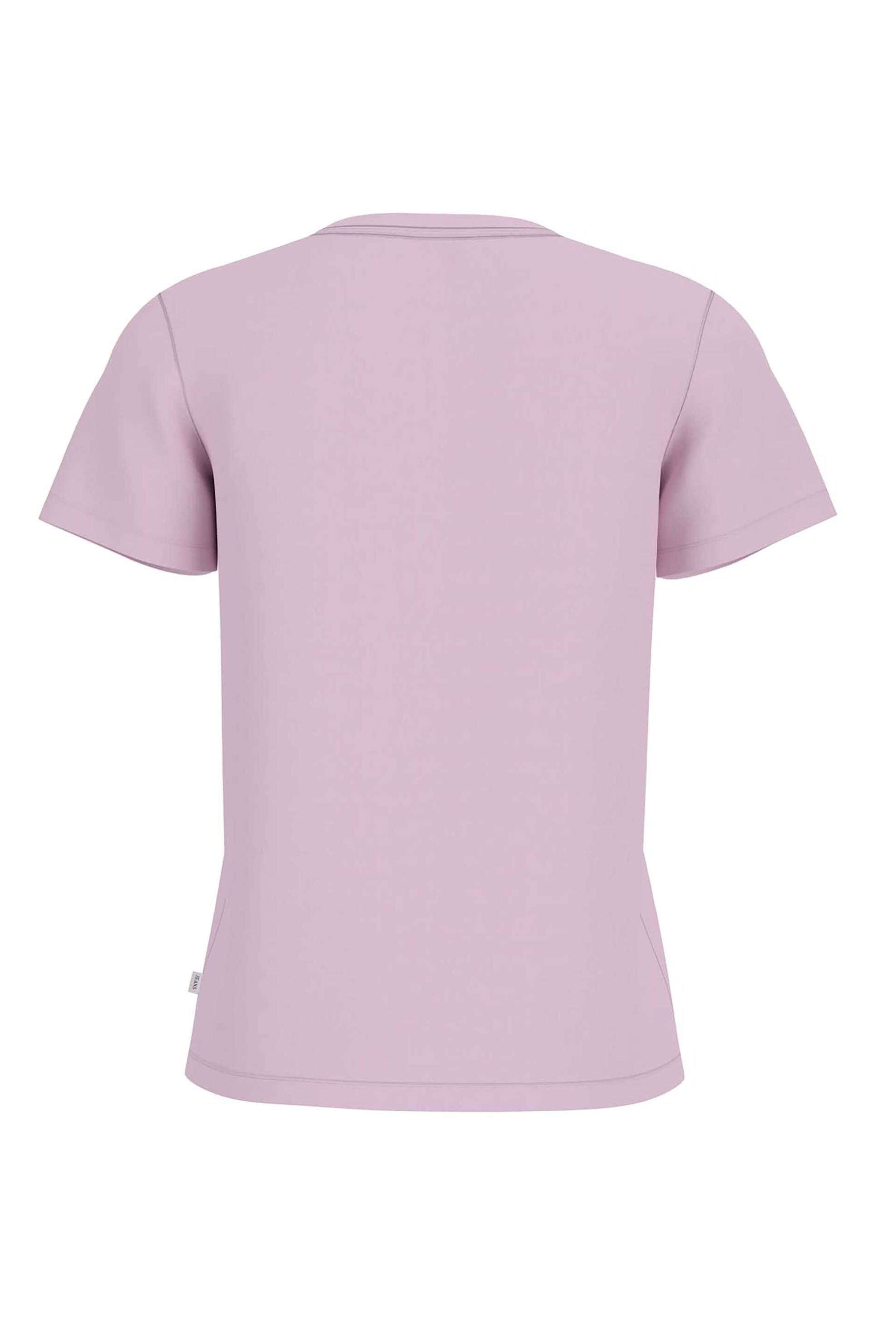 Guess γυναικείο T-shirt με print Regular Fit - W6GI45K8HM0 Ροζ
