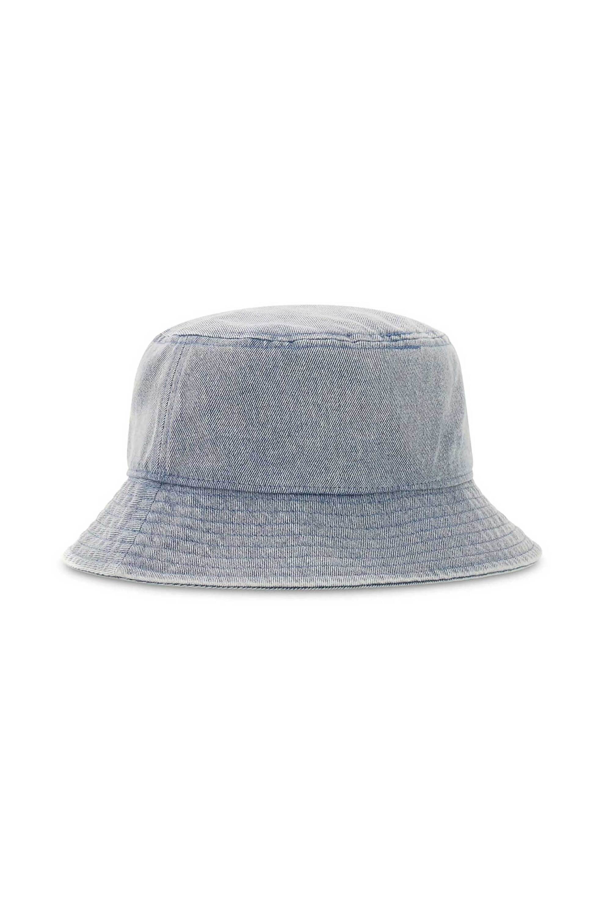 Guess γυναικείο denim καπέλο bucket με κεντημένο λογότυπο - W6GZA5WF8V1 Denim Blue