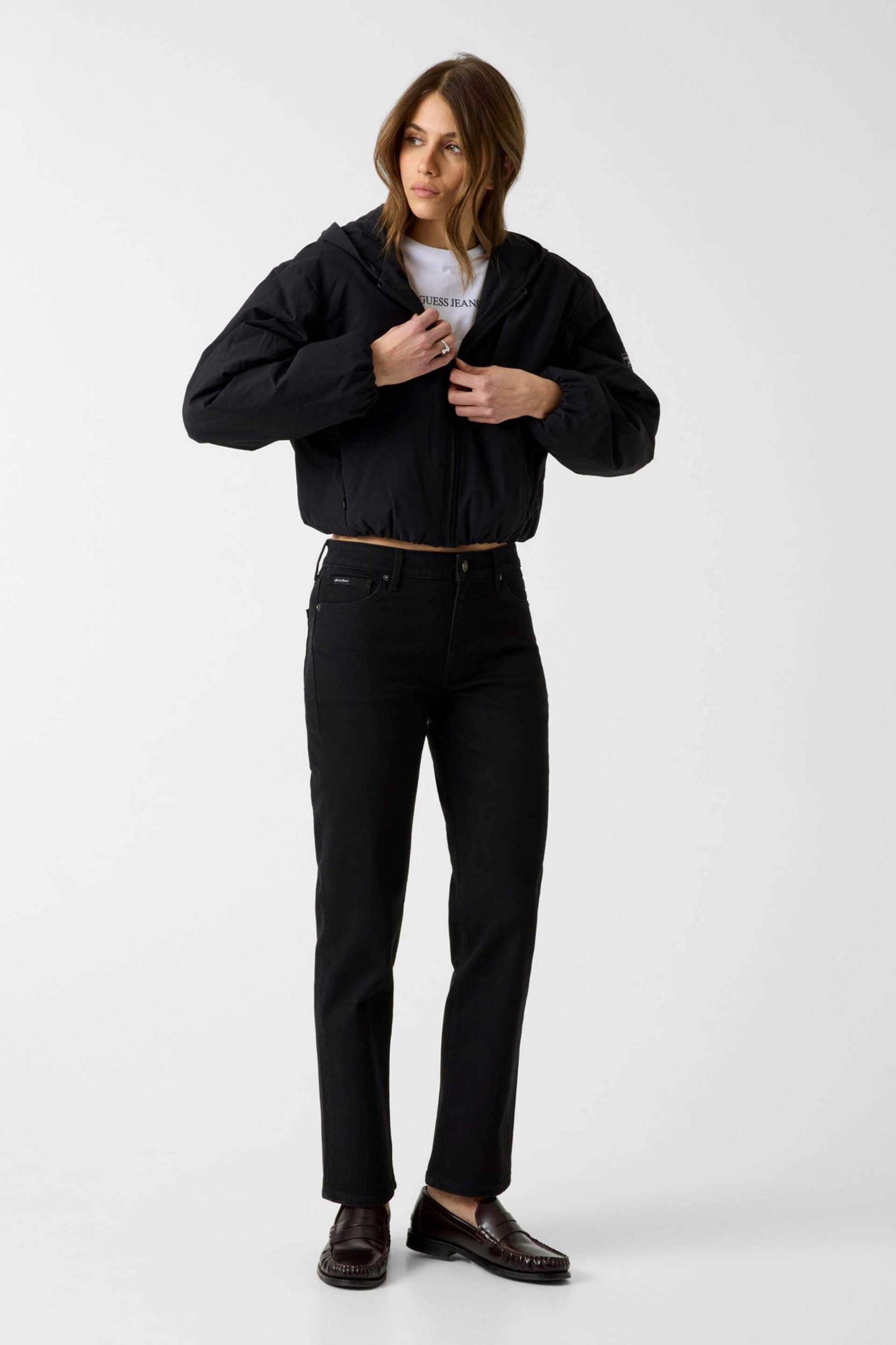 Guess γυναικείο τζιν παντελόνι πεντάτσεπο Straight Fit 