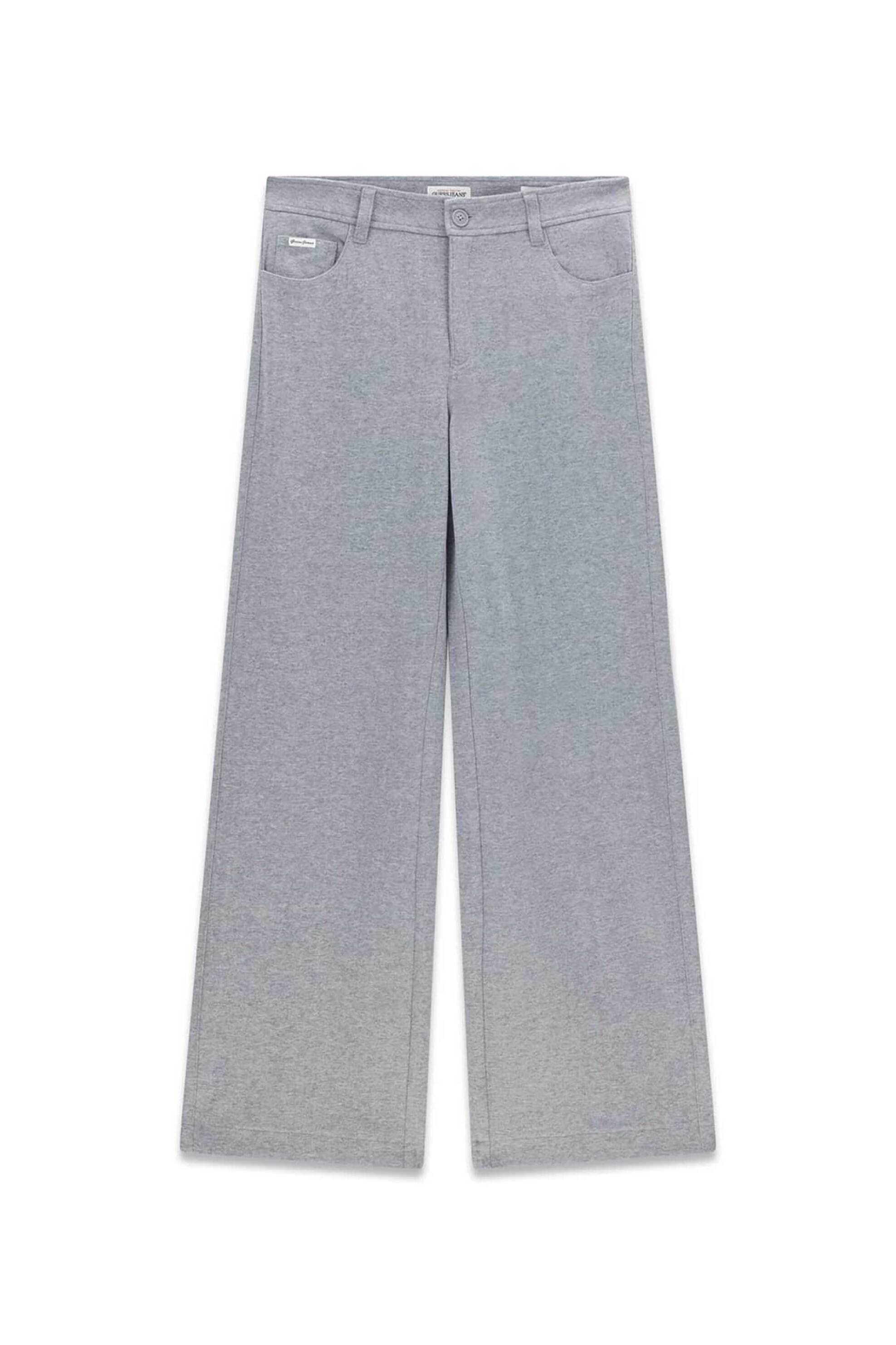 Guess γυναικείο παντελόνι πεντάτσεπο Wide Leg - W6YB09K4216 Γκρι