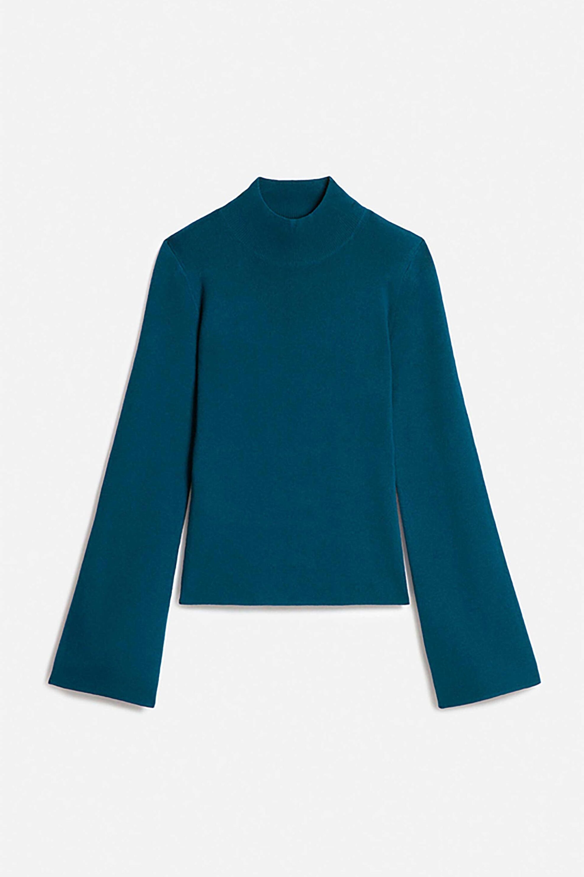 Vanessa Bruno γυναικεία μπλούζα πλεκτή Straight fit "Francesca" - 3HVC10-V15707 Πετρόλ φωτογραφία