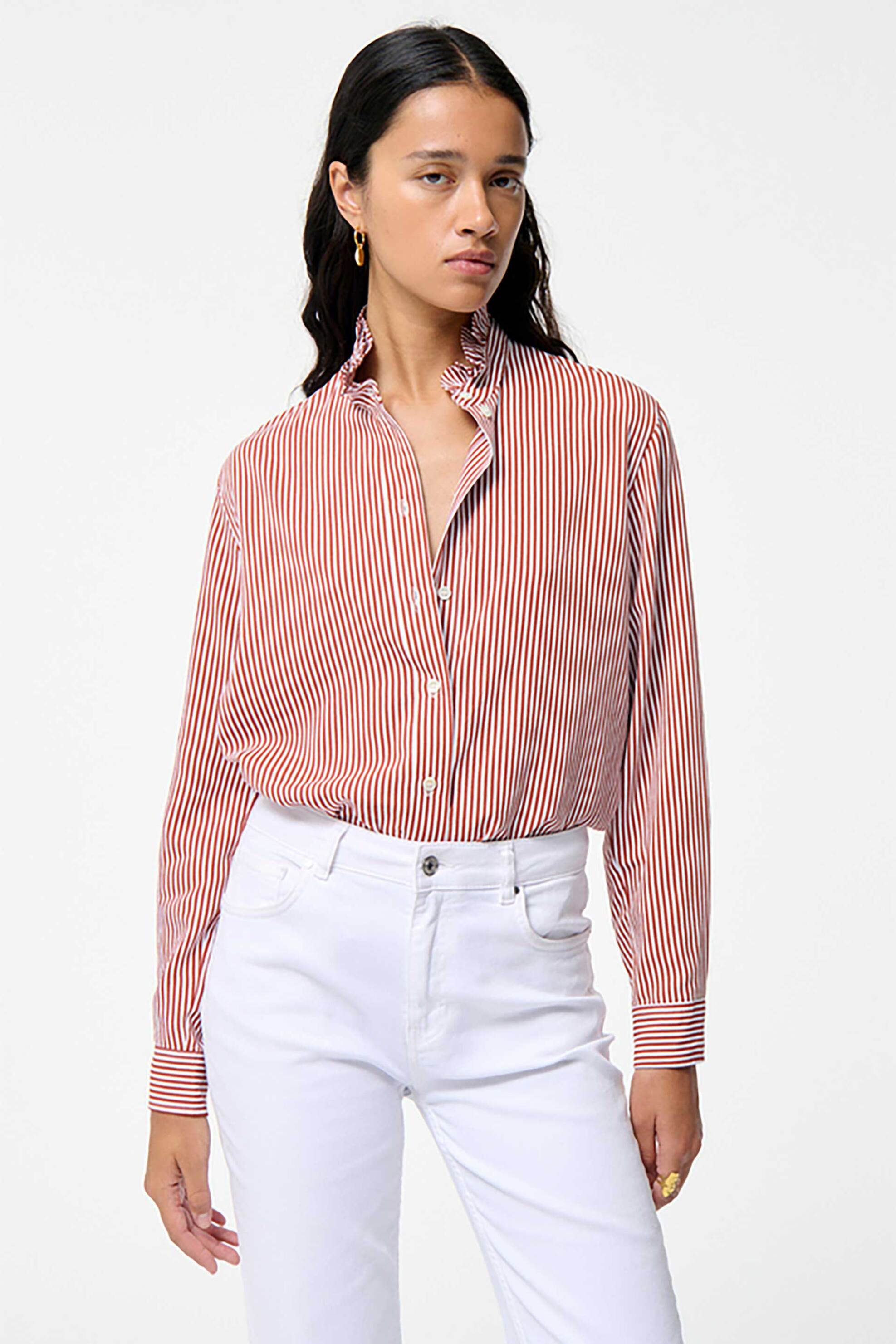 Γυναικεία πουκάμισα casual σε μπεζ