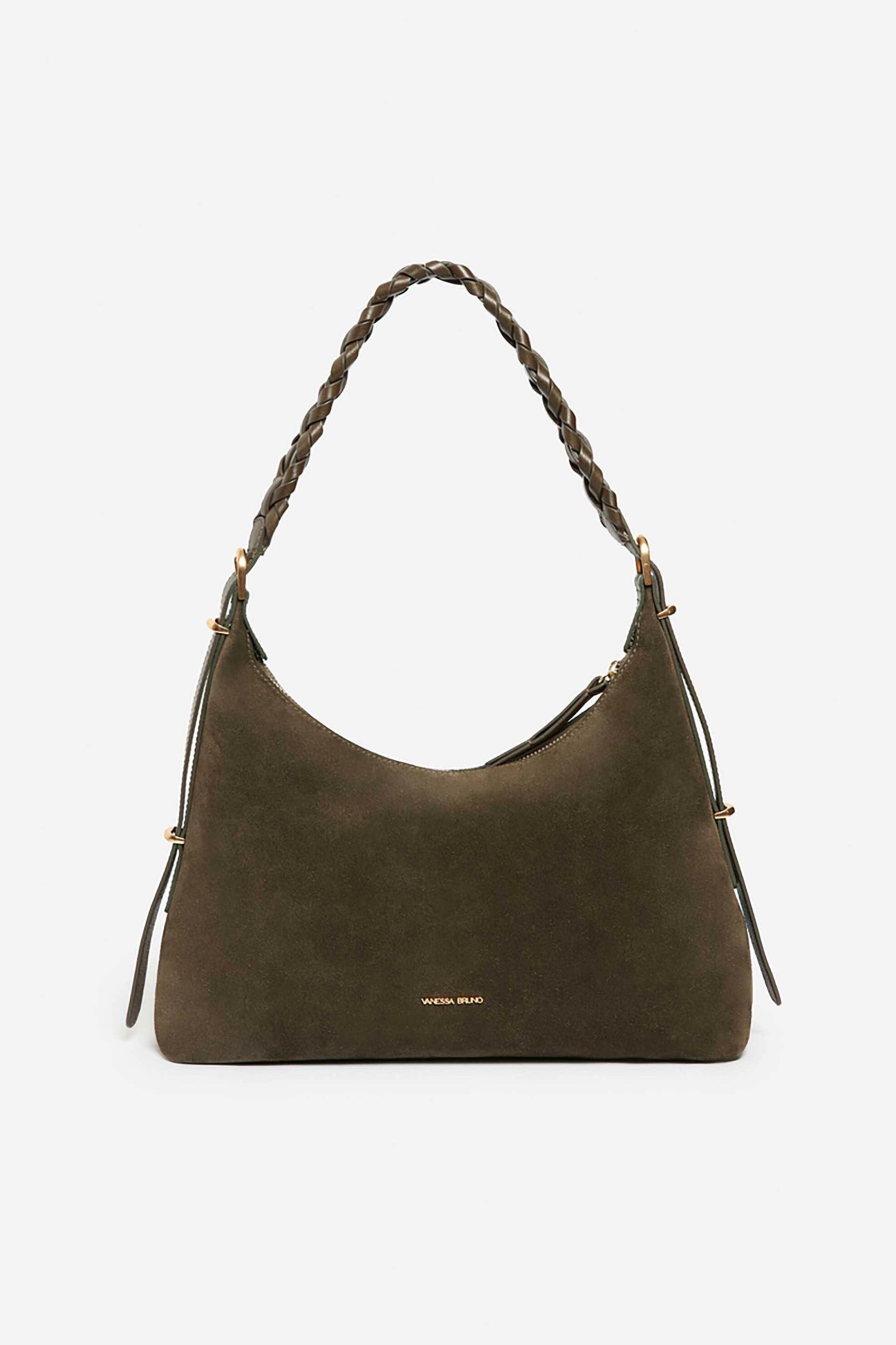 VANESSA BRUNO Vanessa Bruno γυναικεία τσάντα ώμου hobo "Jess Small" - 5HVD29-V40916 Χακί