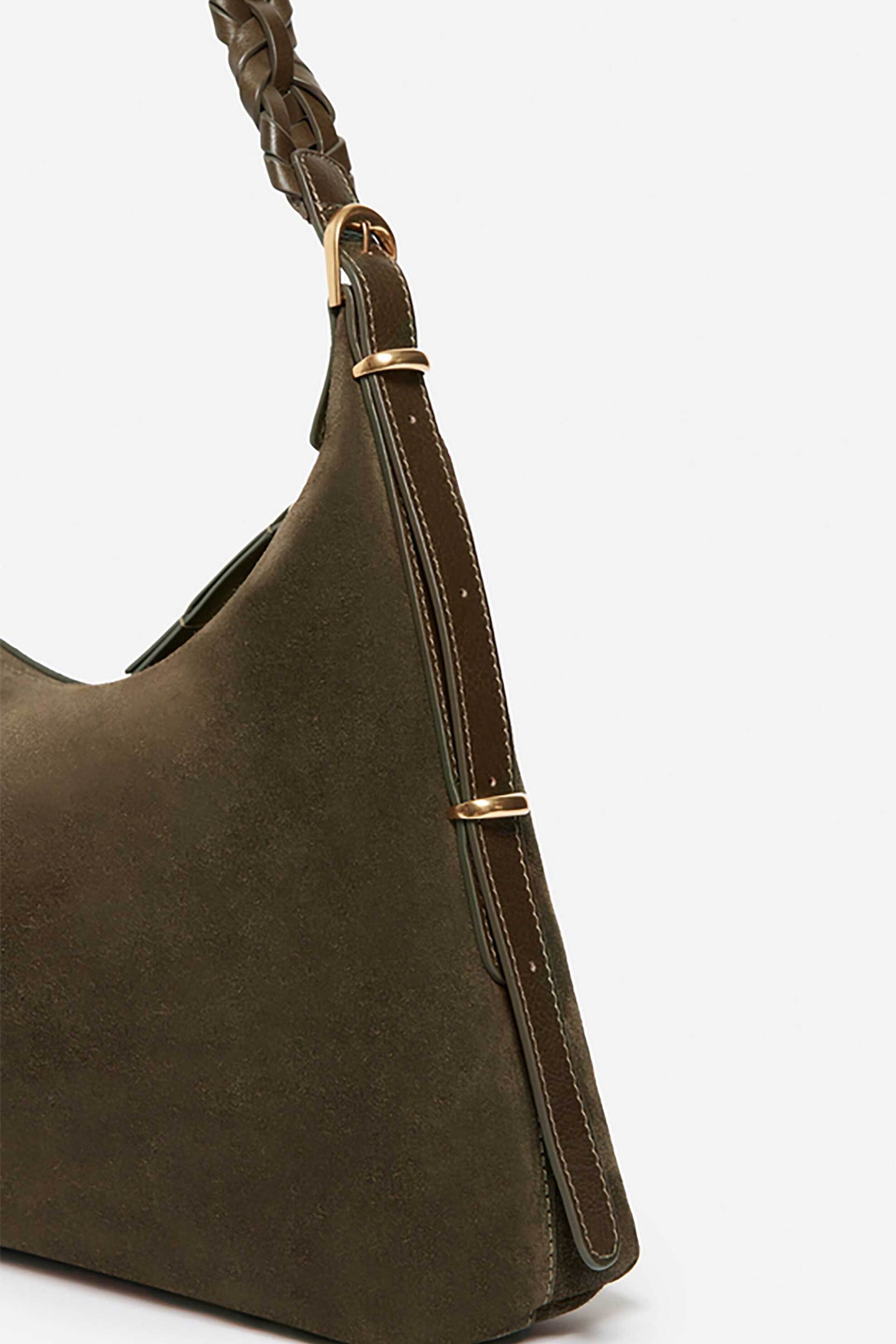 Vanessa Bruno γυναικεία τσάντα ώμου hobo "Jess Small" - 5HVD29-V40916 Χακί φωτογραφία