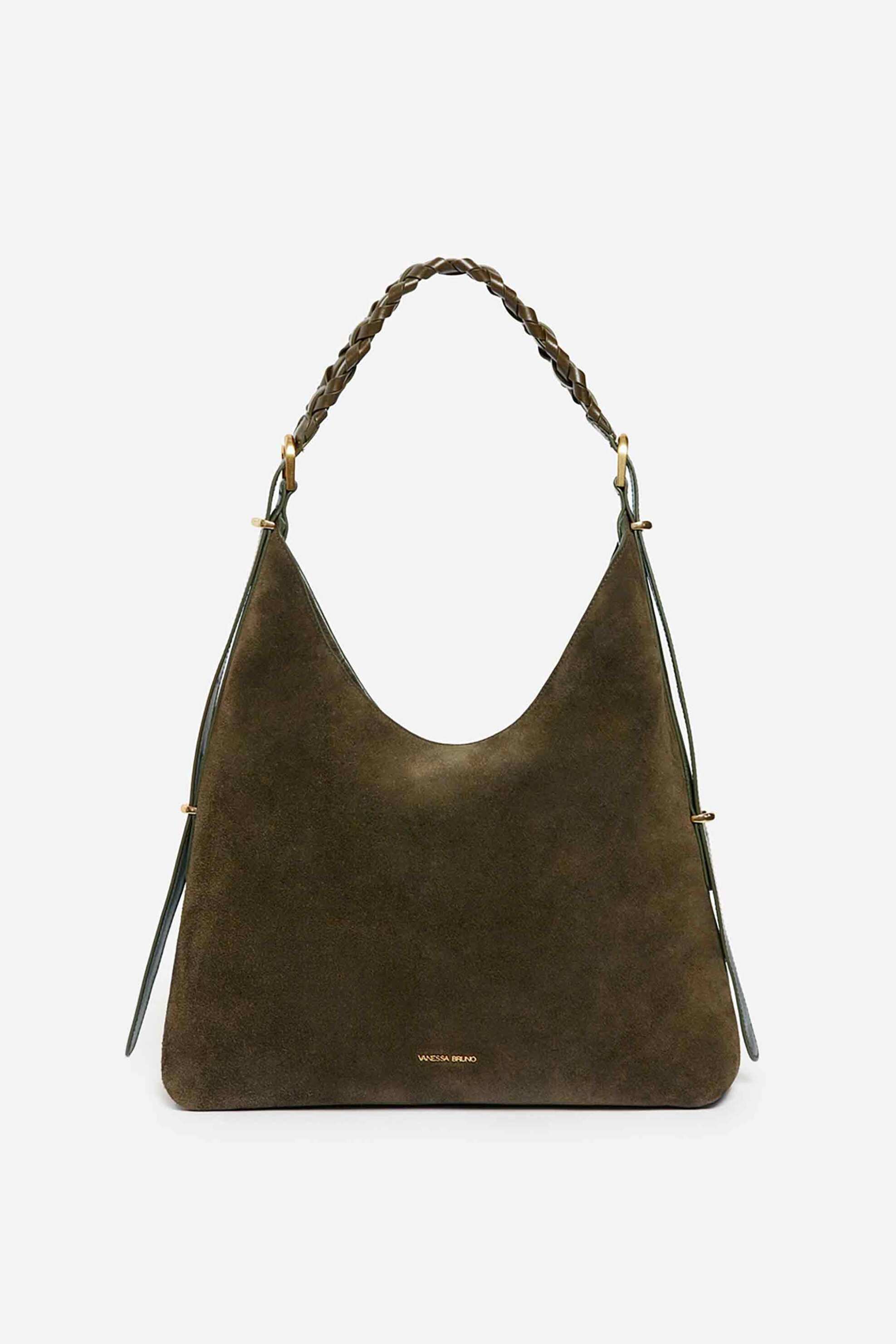 VANESSA BRUNO Vanessa Bruno γυναικεία τσάντα ώμου hobo "Large Jess" - 5HVD29-V40917 Χακί