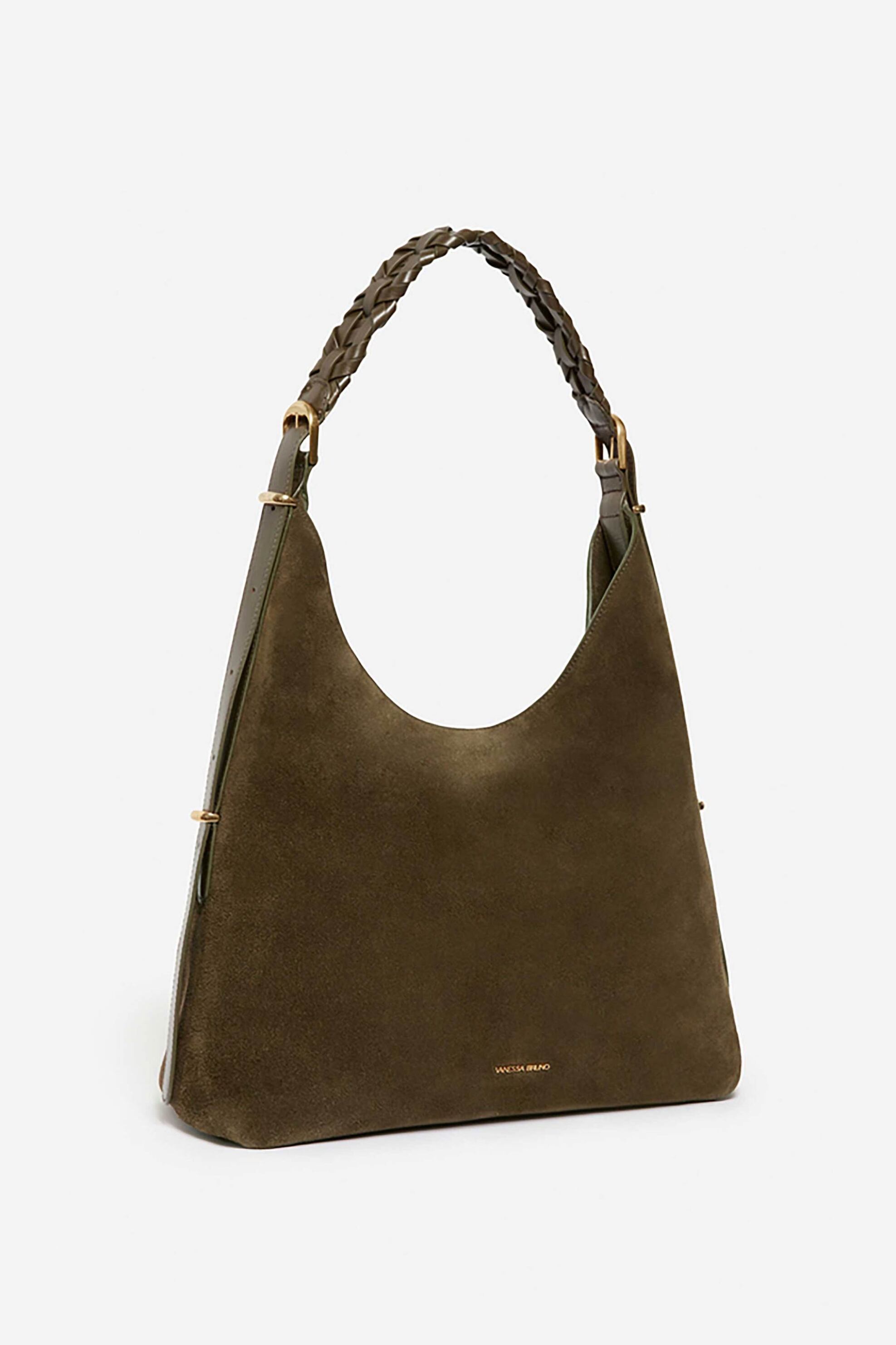 Vanessa Bruno γυναικεία τσάντα ώμου hobo "Large Jess" - 5HVD29-V40917 Χακί φωτογραφία