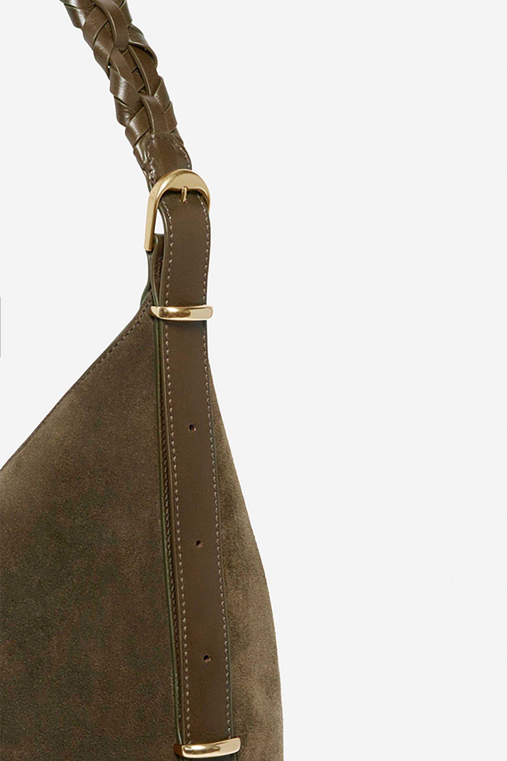 Vanessa Bruno γυναικεία τσάντα ώμου hobo "Large Jess" - 5HVD29-V40917 Χακί φωτογραφία