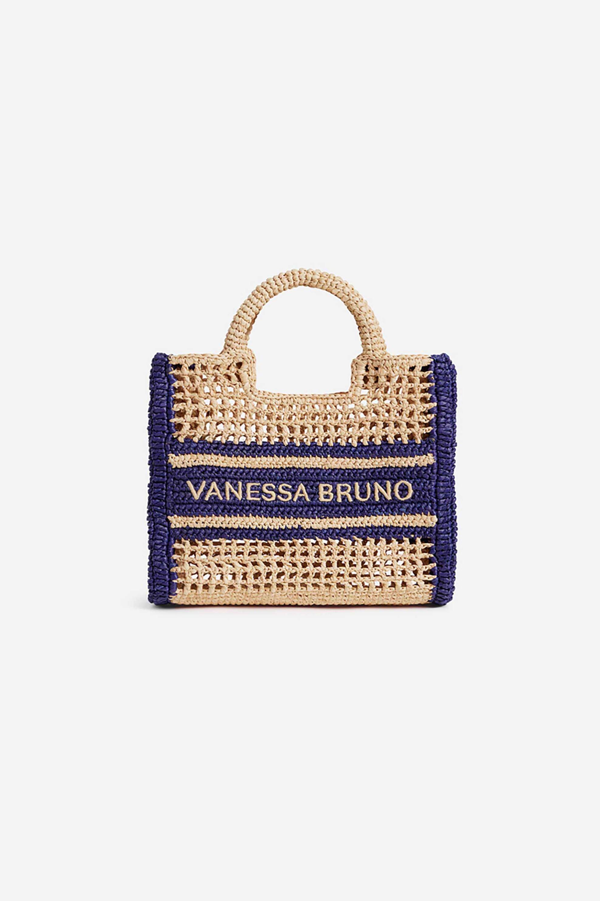 Vanessa Bruno γυναικείo mini bag "Raffia" - 6EVE60-V40884 Μπλε