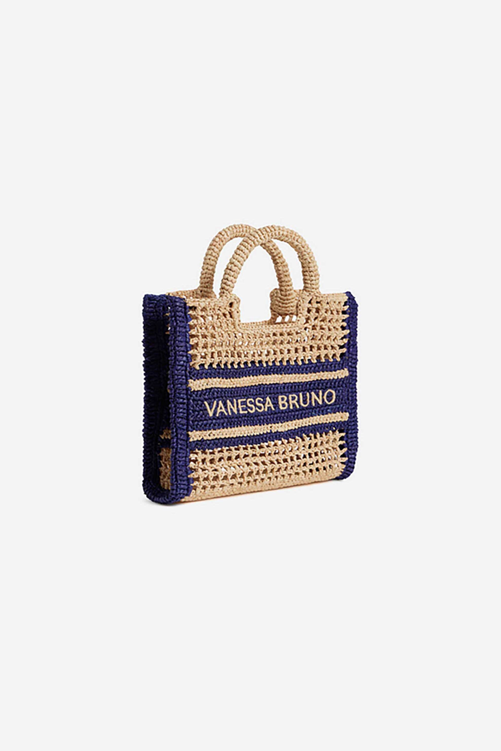 VANESSA BRUNO Vanessa Bruno γυναικείo mini bag "Raffia" - 6EVE60-V40884 Μπλε - 2