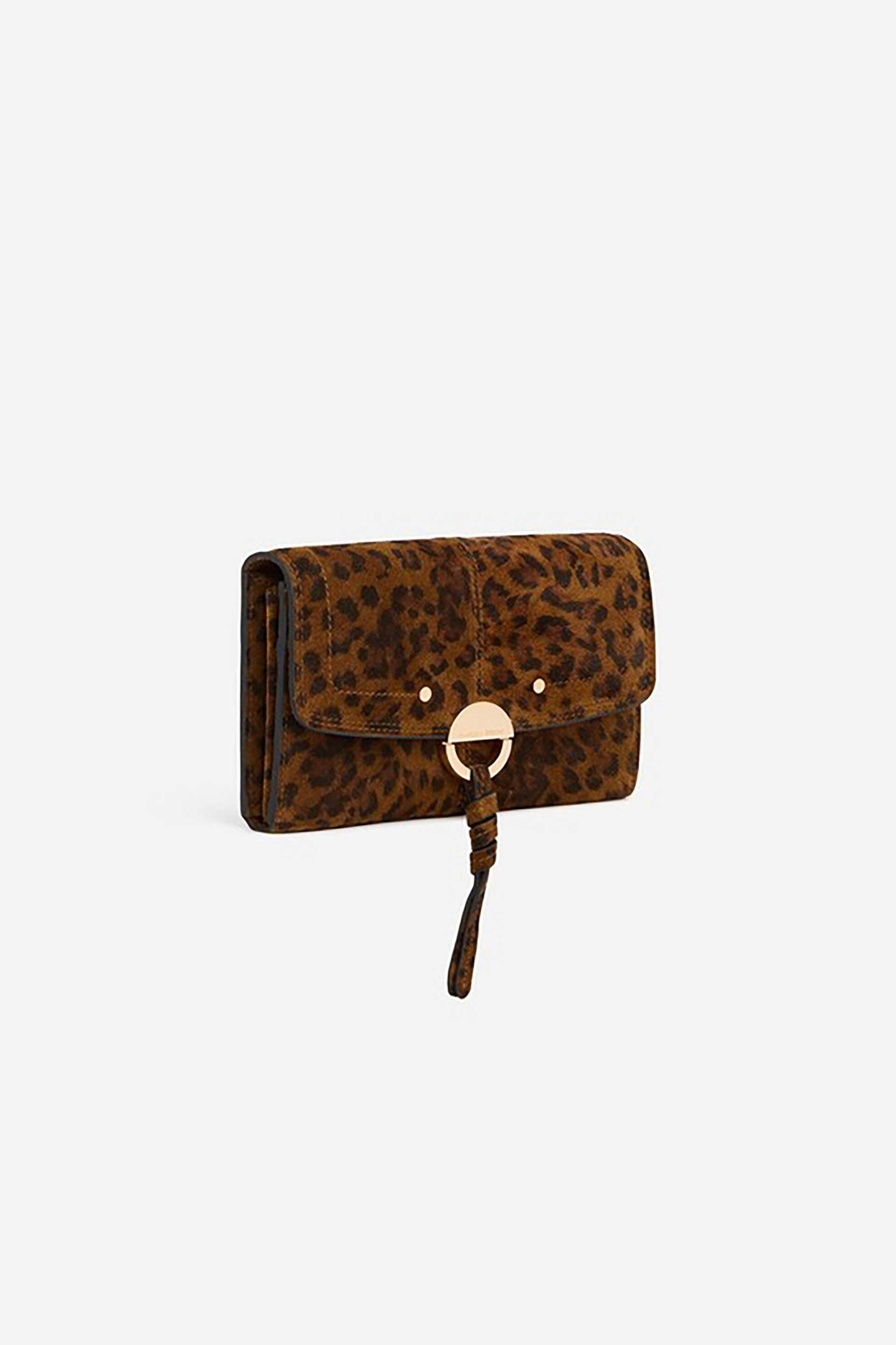 Vanessa Bruno γυναικείο πορτοφόλι animal print - 6HVD10-V42633 Ταμπά
