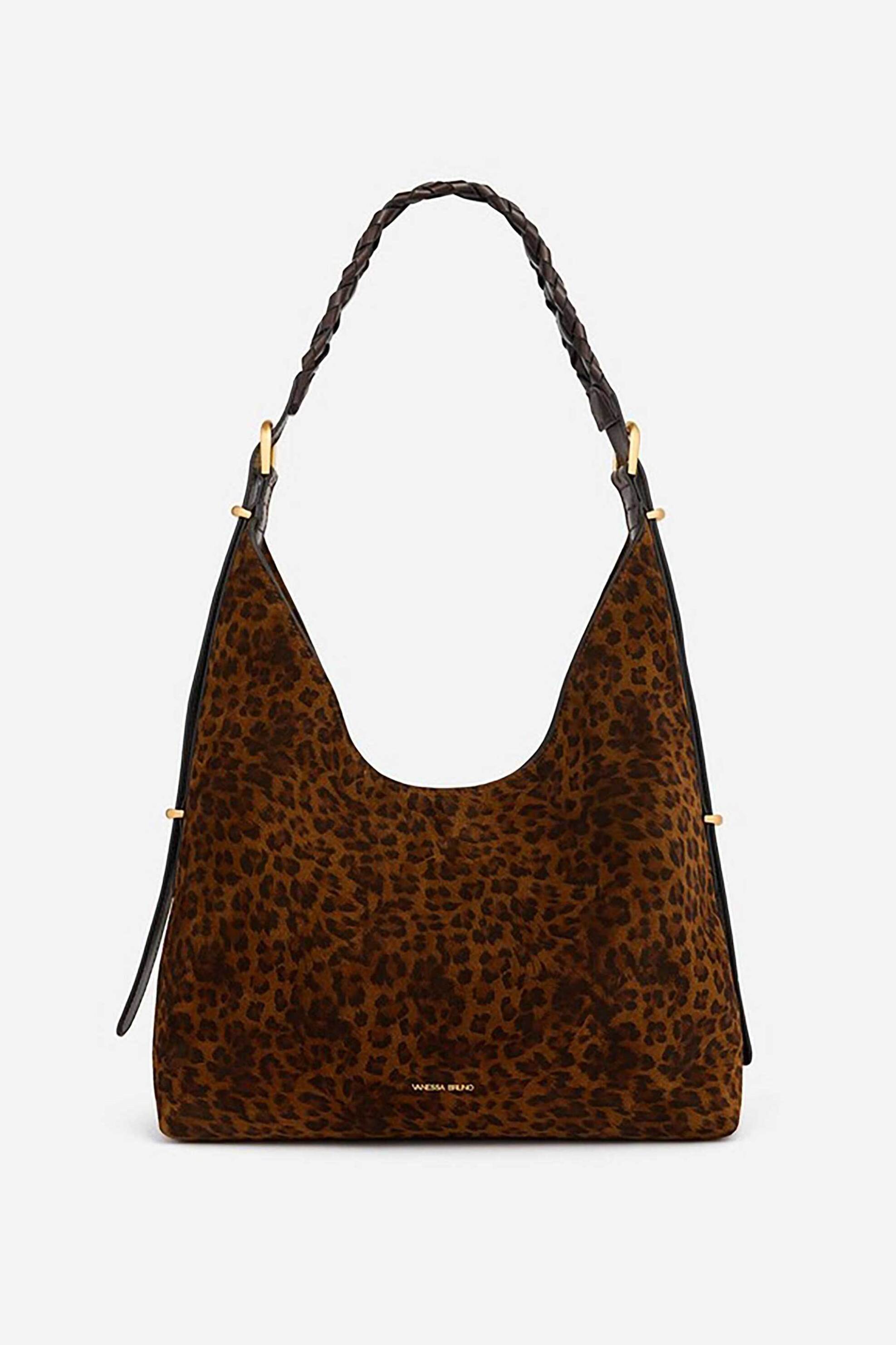 VANESSA BRUNO Vanessa Bruno γυναικεία τσάντα ώμου hobo animal print "Jess Large " - 6HVD10-V40917 Ταμπά
