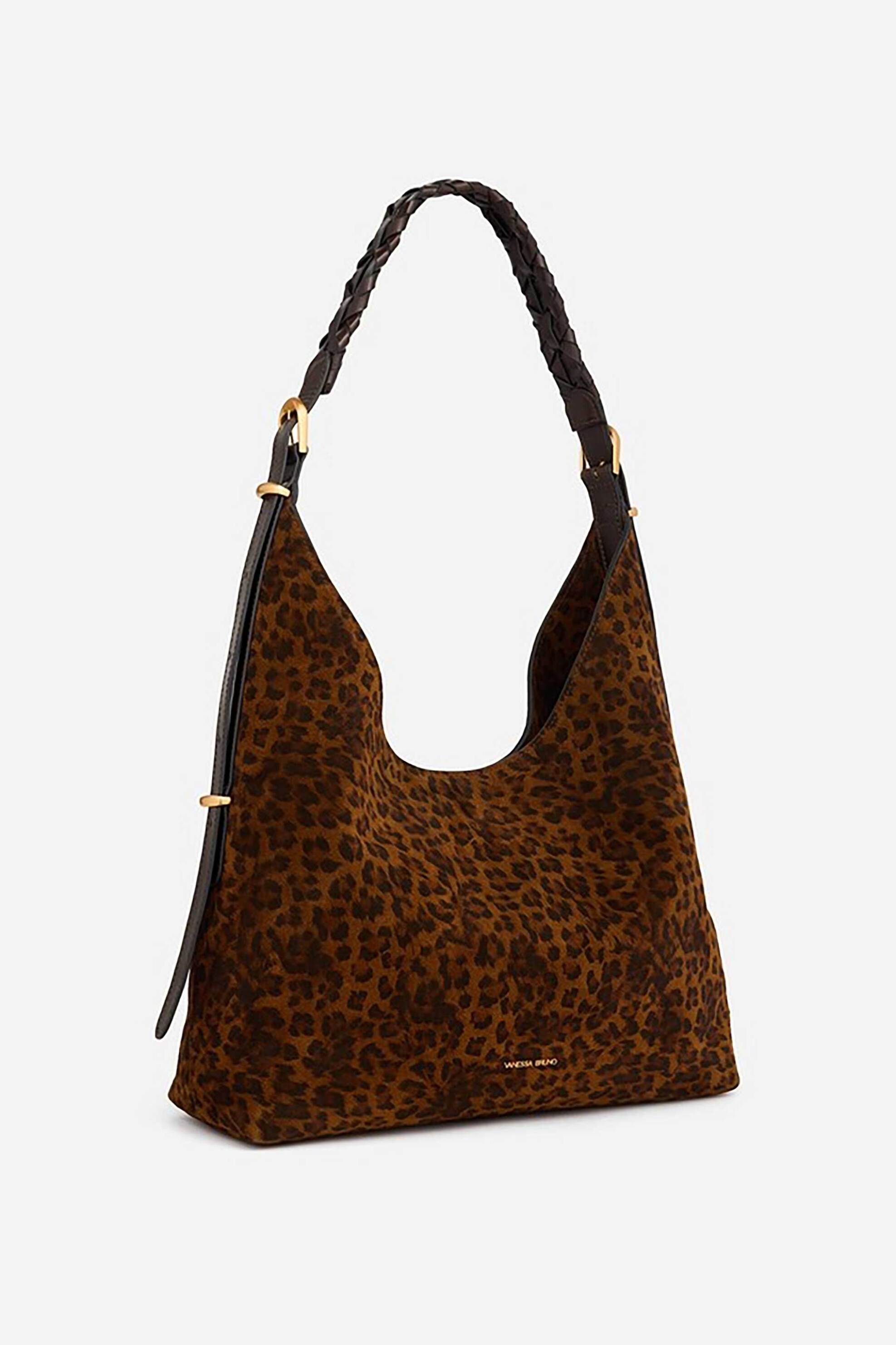 Vanessa Bruno γυναικεία τσάντα ώμου hobo animal print 