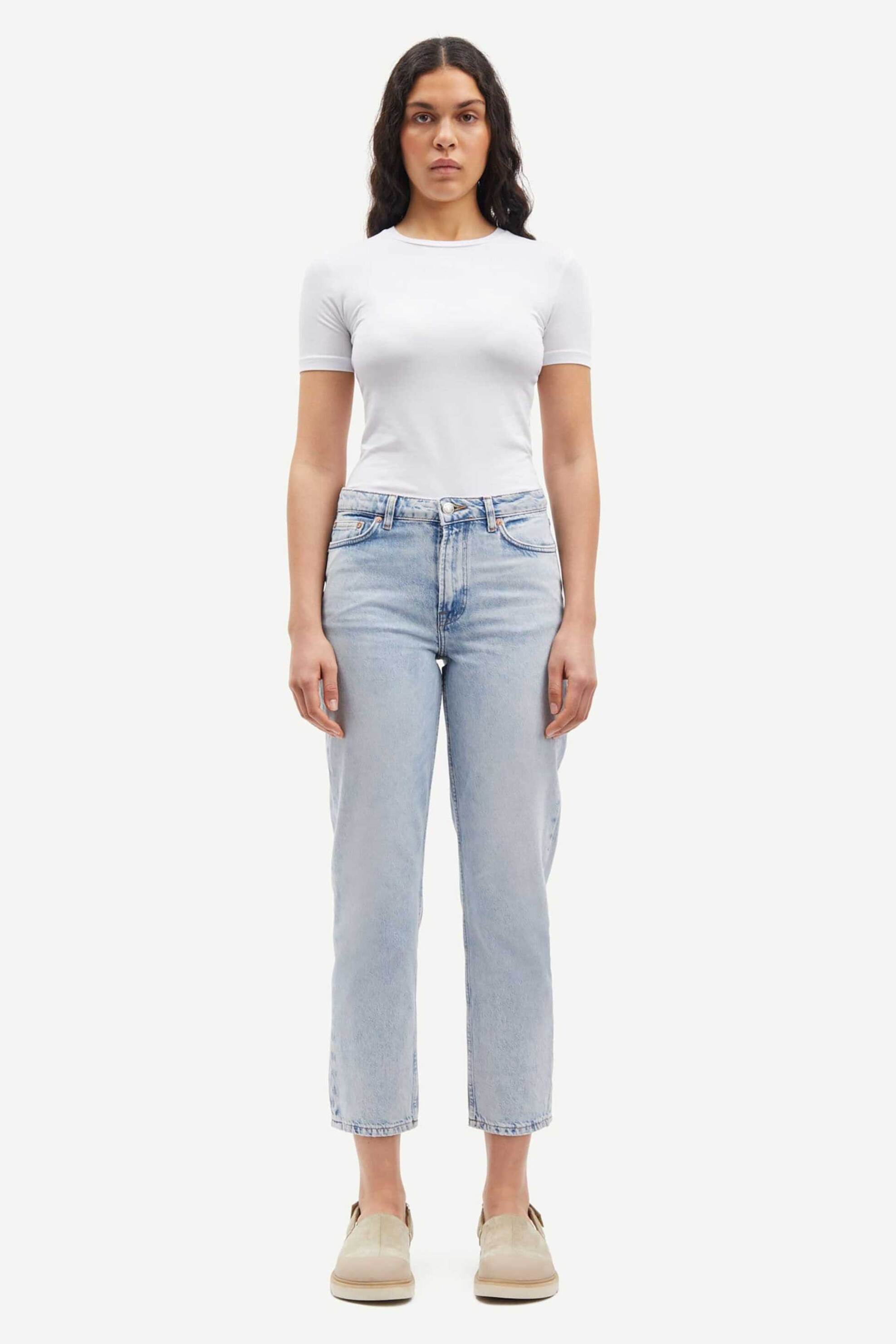 SAMSØE SAMSØE Samsøe Samsøe γυναικείο τζιν παντελόνι Regular fit "Marianne" - F22400107 Denim Blue