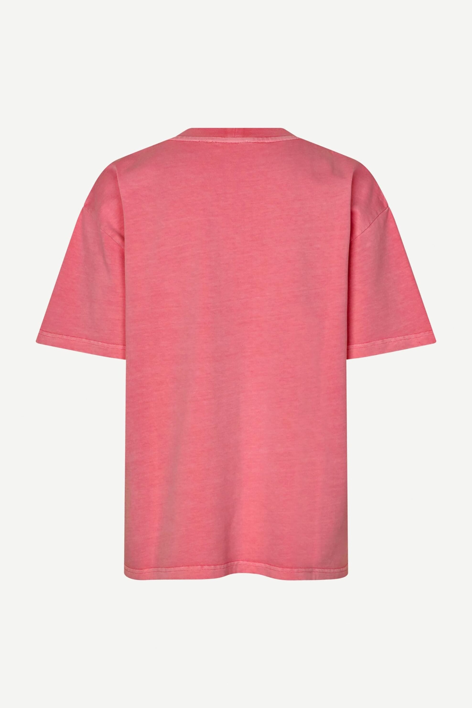 SAMSØE SAMSØE Samsøe Samsøe γυναικείο T-shirt μονόχρωμο "Eira" - F23300036 Ροζ - 3