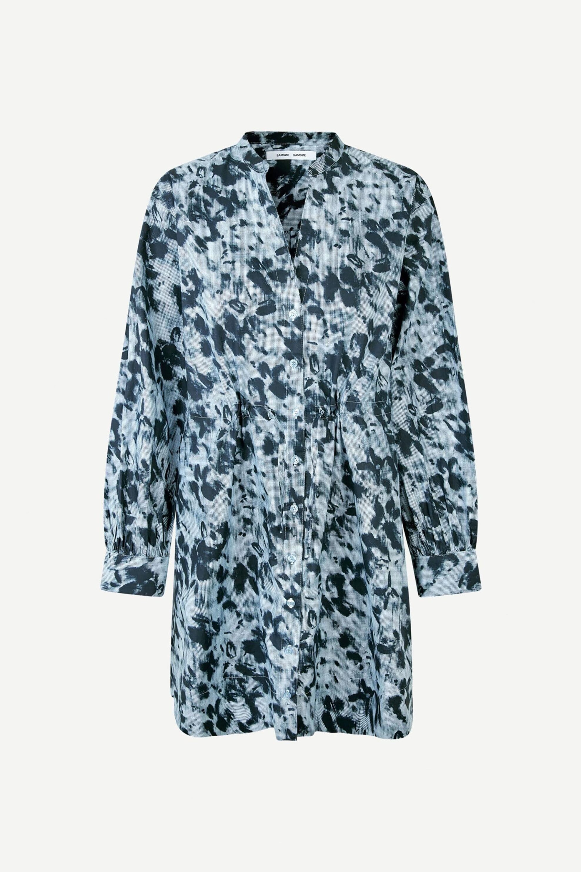 Samsøe Γυναικείο Mini Φόρεμα με Floral Print Saamelie - F25100008 Μπλε