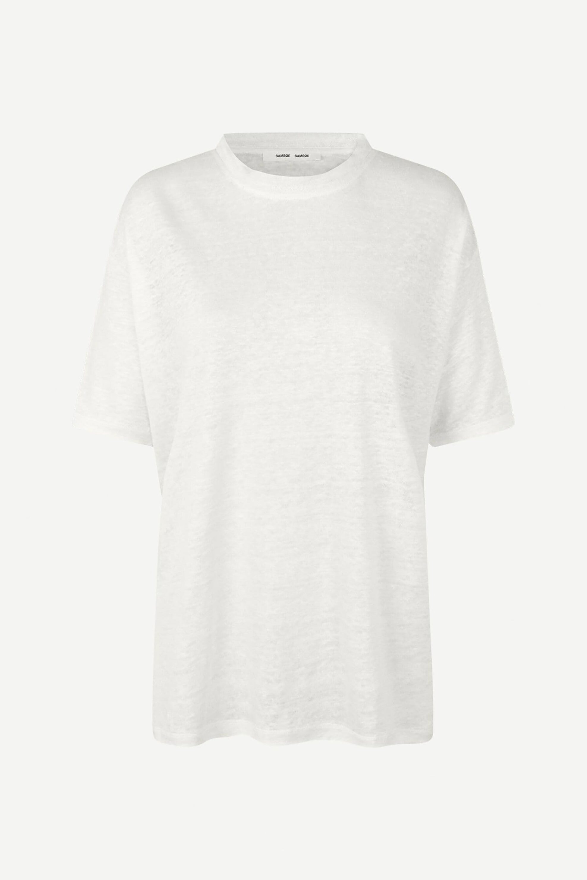 SAMSØE SAMSØE Samsøe Samsøe γυναικείο T-shirt μονόχρωμο "Saeira" - F25100159 Λευκό
