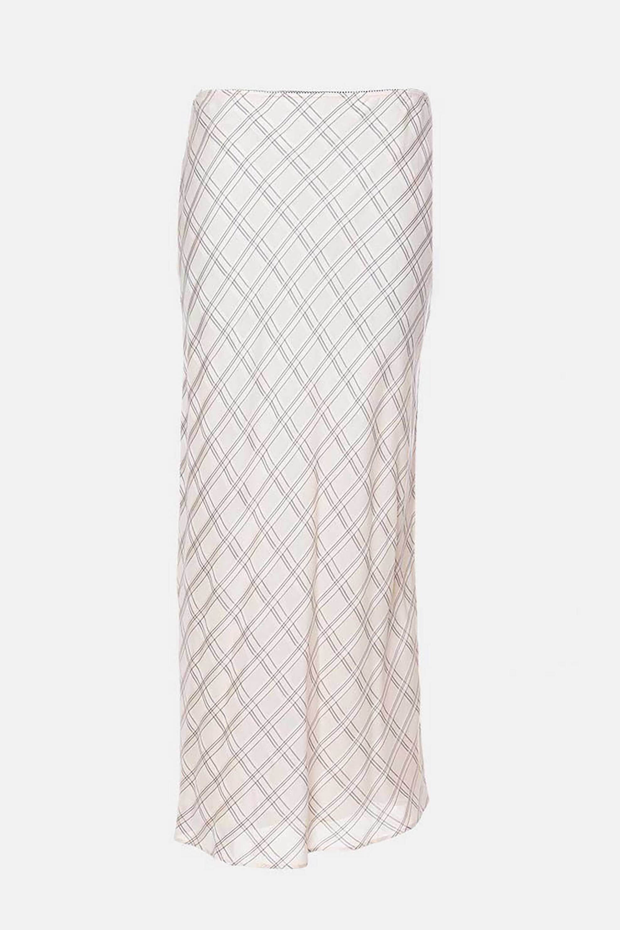 SAMSØE SAMSØE Samsøe Samsøe γυναικεία maxi φούστα με all-over print Slim Fit "Saagneta" - F25200097 Εκρού