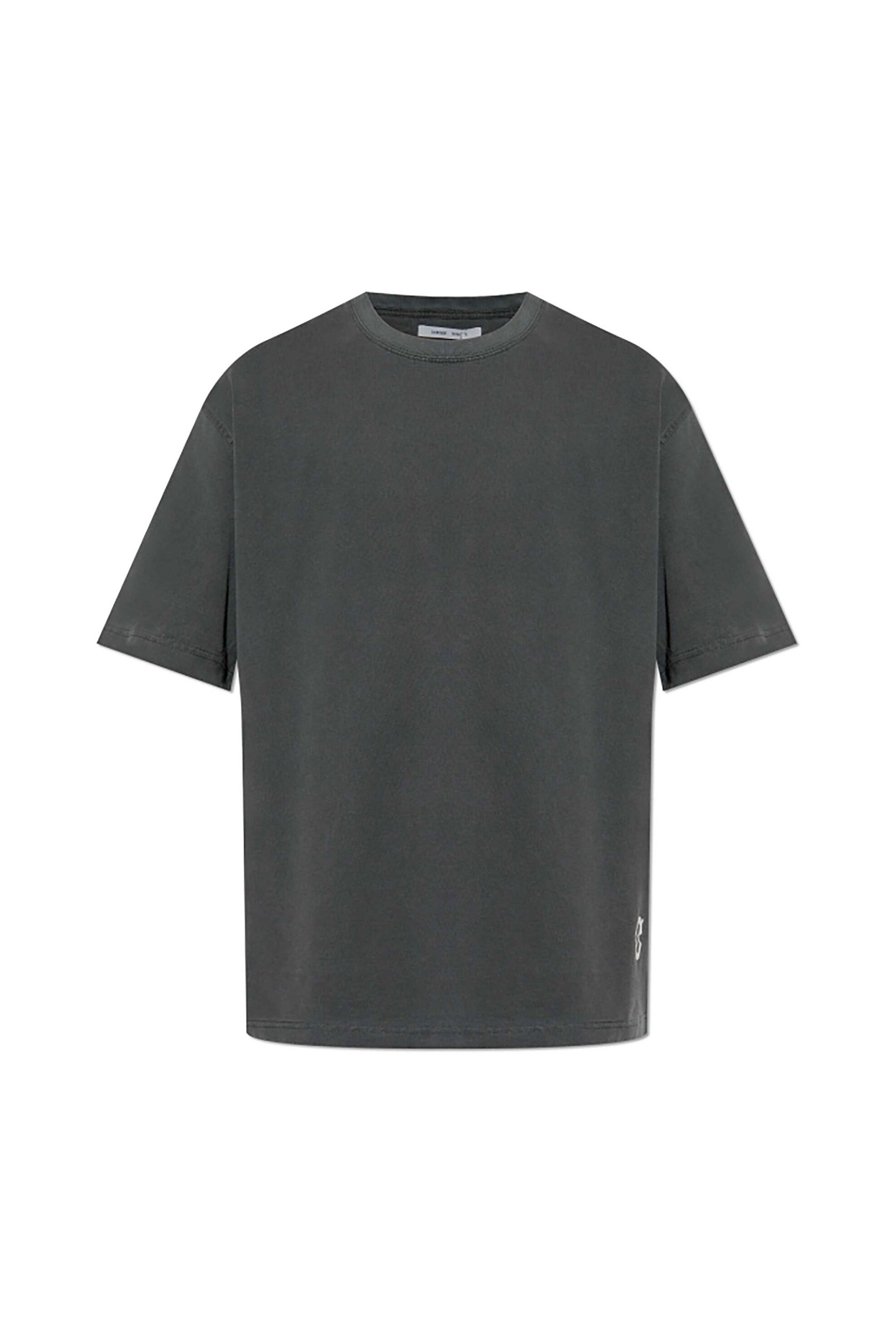 SAMSØE SAMSØE Samsøe Samsøe γυναικείο T-shirt με logo print Relaxed Fit "Saswirl" - U25200007 Γκρι