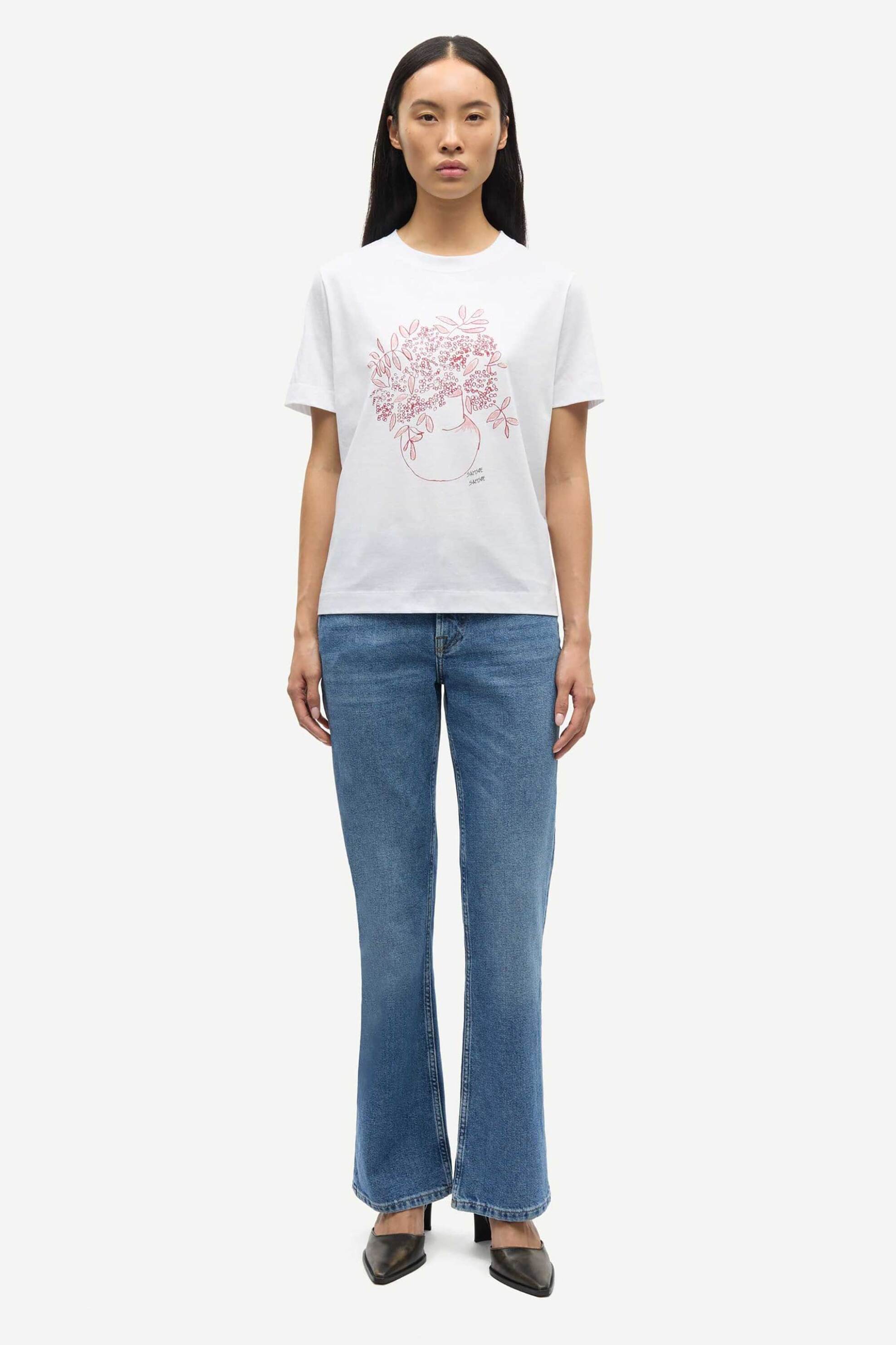 Samsøe Samsøe γυναικείο τζιν παντελόνι "Salella" - F25300054 Denim Blue Ανοιχτό