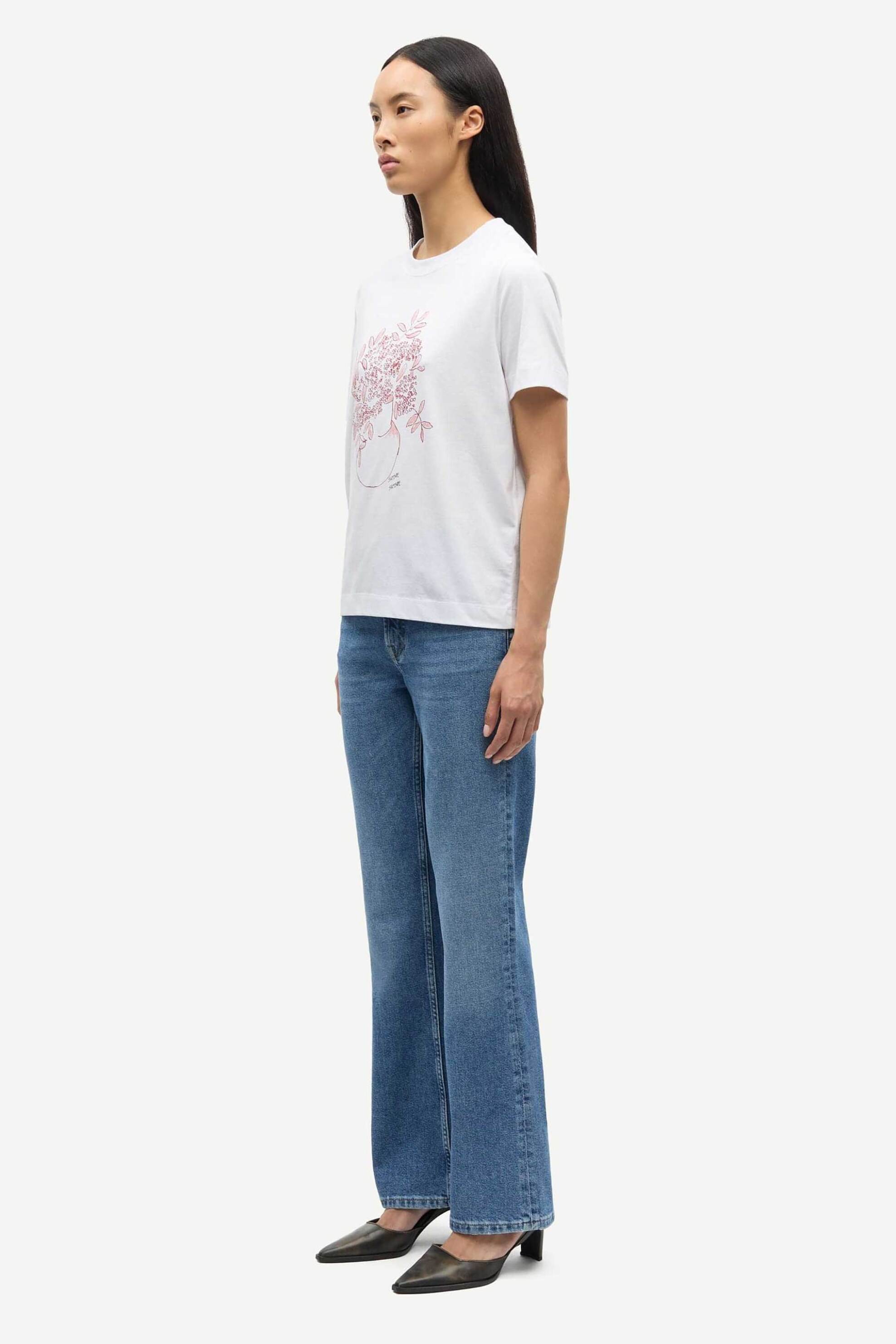 Samsøe Samsøe γυναικείο τζιν παντελόνι "Salella" - F25300054 Denim Blue Ανοιχτό φωτογραφία