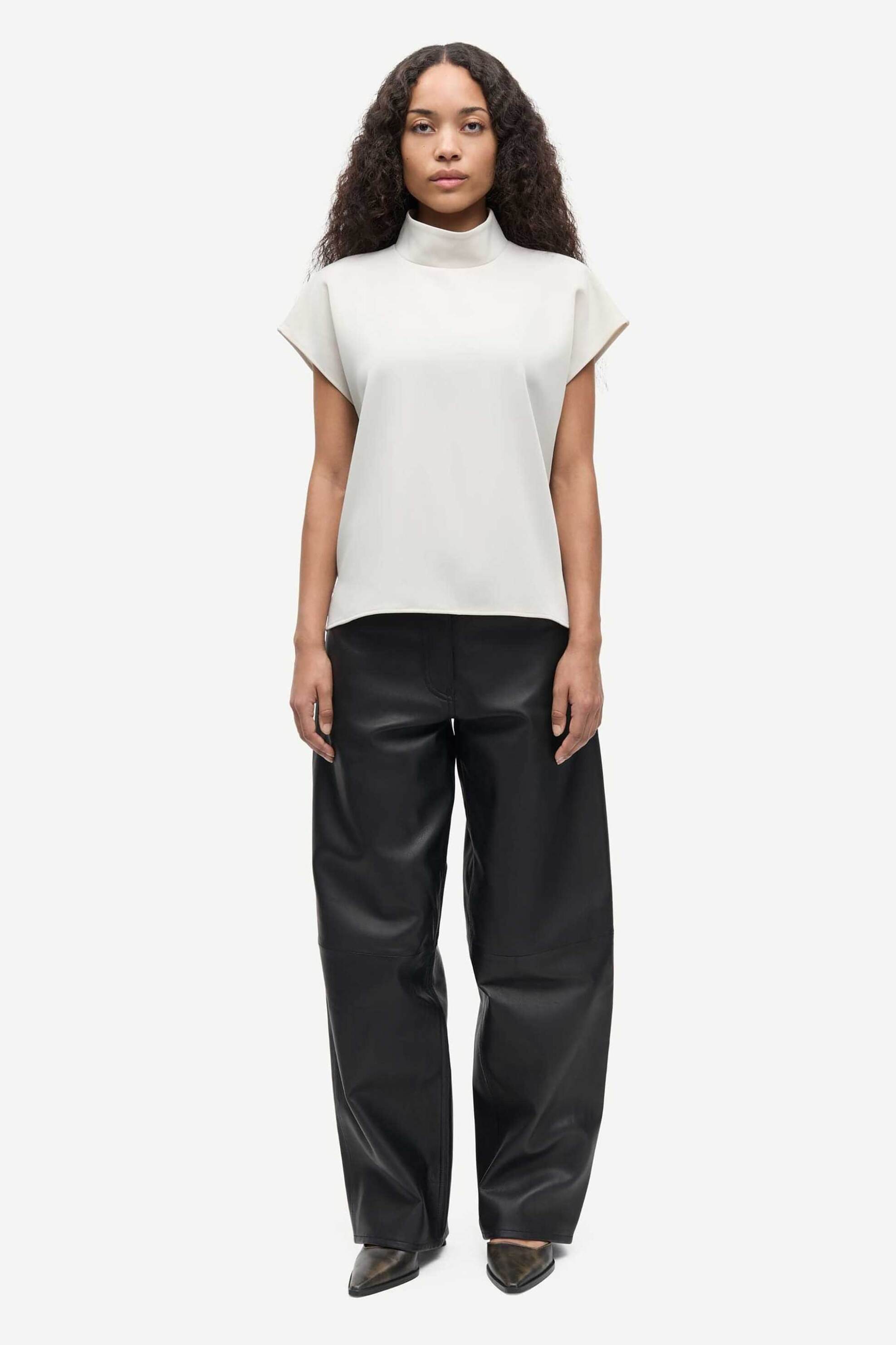 Samsøe Samsøe γυναικεία μπλούζα "Sahoys" - F25400100 Εκρού φωτογραφία