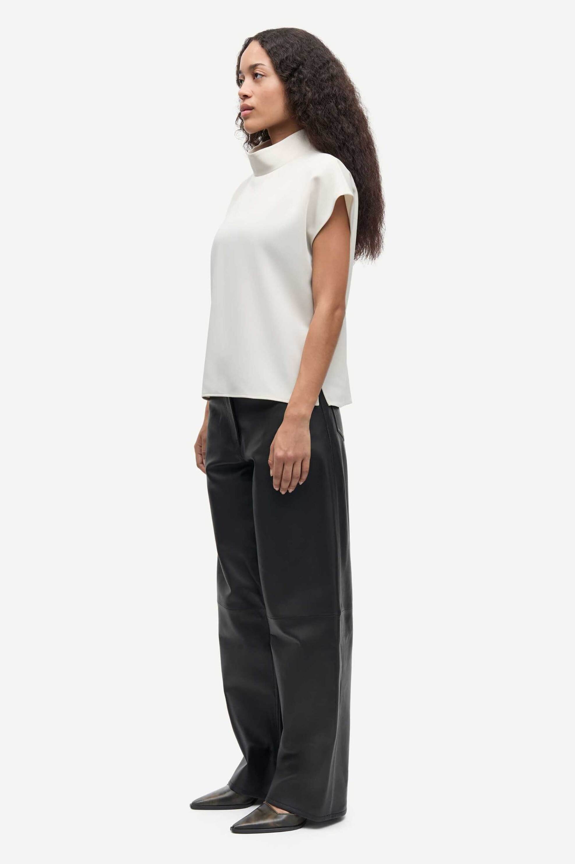 Samsøe Samsøe γυναικεία μπλούζα "Sahoys" - F25400100 Εκρού φωτογραφία