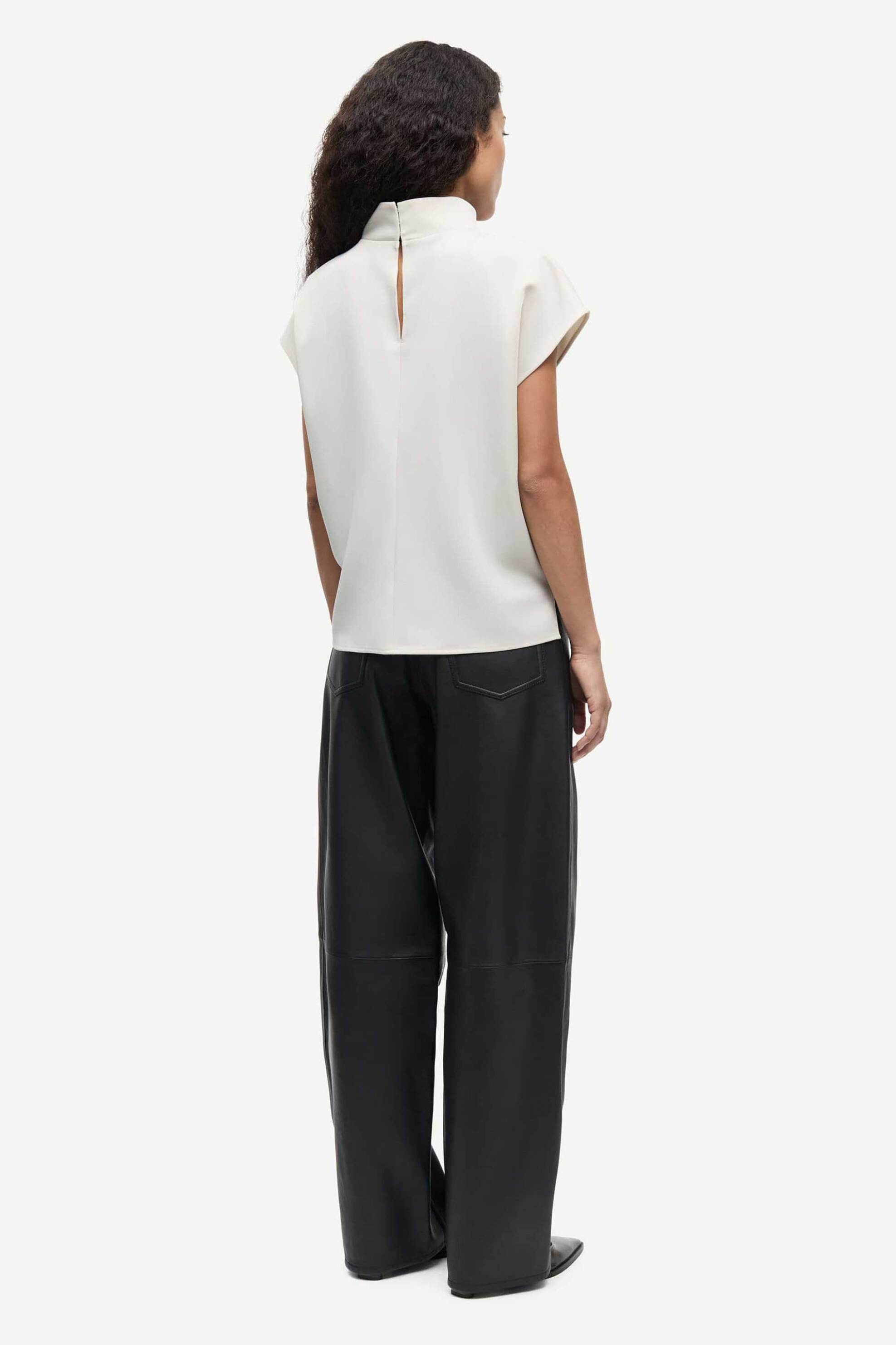 Samsøe Samsøe γυναικεία μπλούζα "Sahoys" - F25400100 Εκρού φωτογραφία