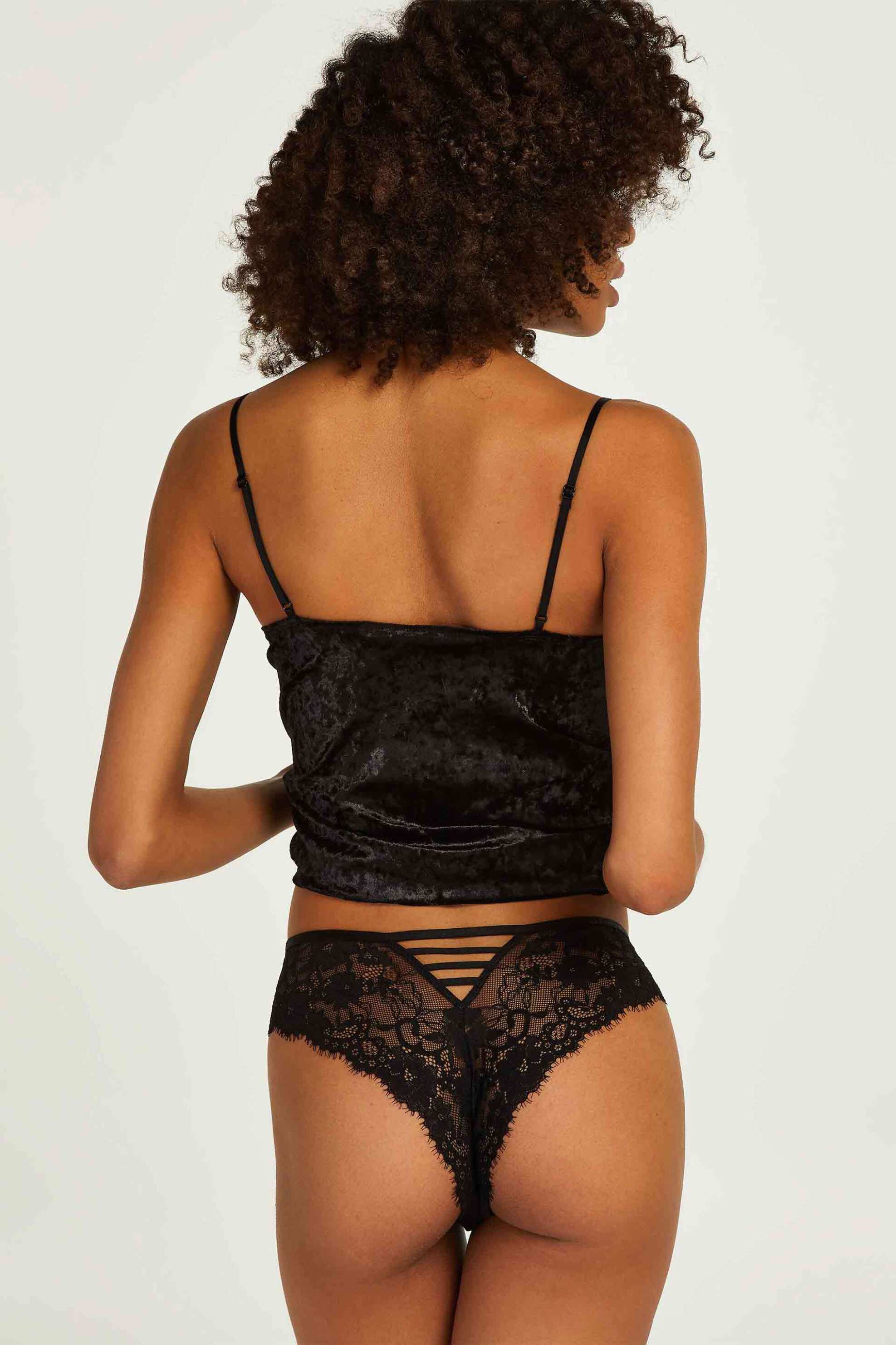 Hunkemöller γυναικείο σλιπ brazilian "Belle" - 191797001 Μαύρο φωτογραφία