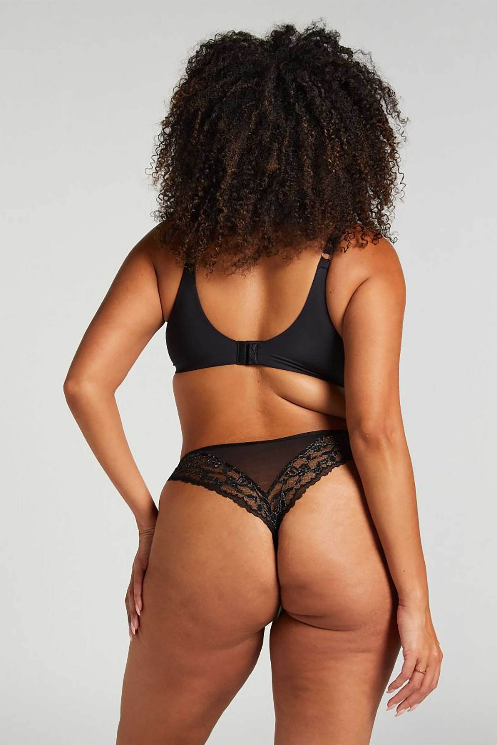 Hunkemöller γυναικείο σλιπ brazilian "Izara" - 300516002 Μαύρο φωτογραφία