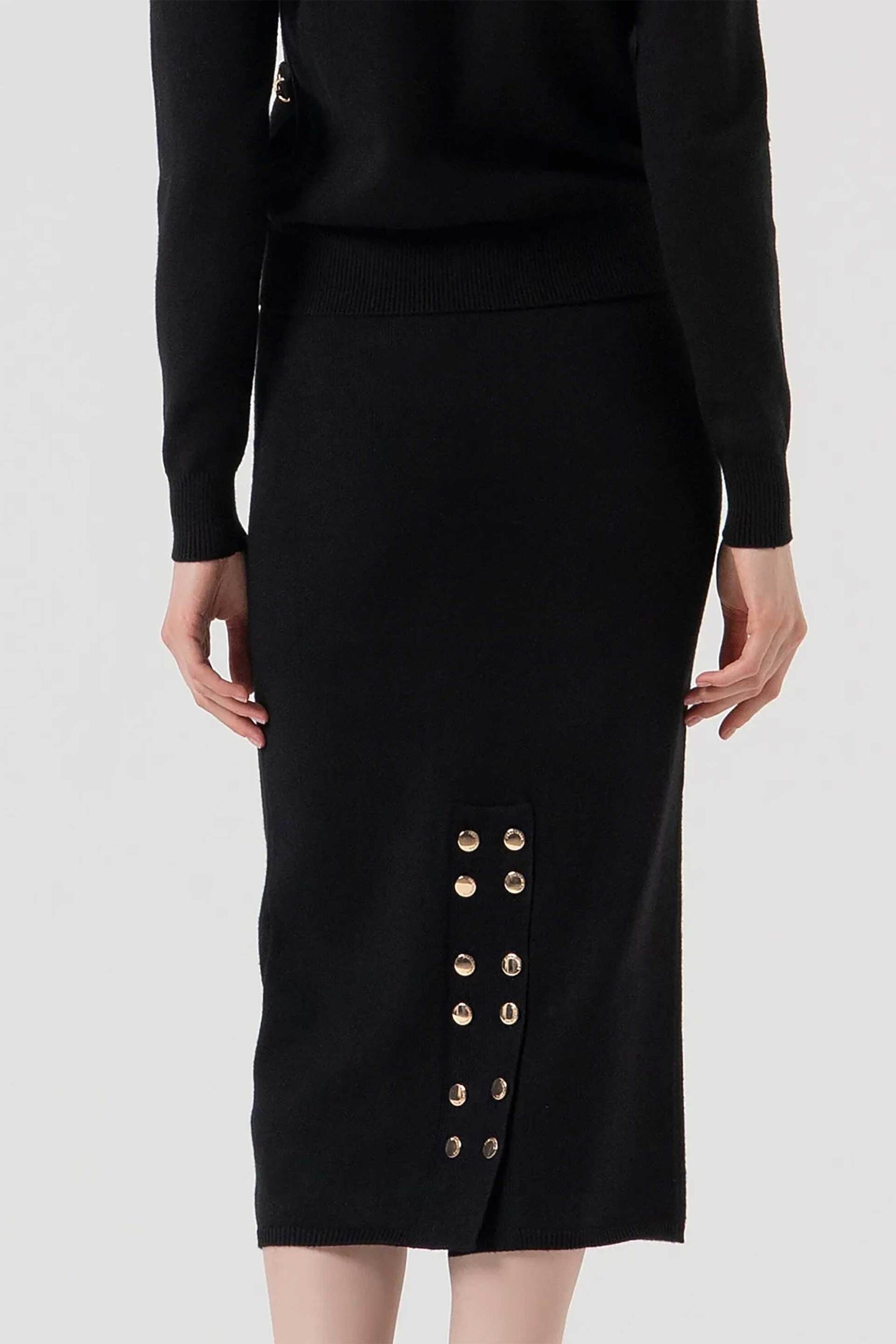 Fracomina γυναικεία pencil φούστα Slim Fit - FR25WG4004K55601-053 Μαύρο φωτογραφία