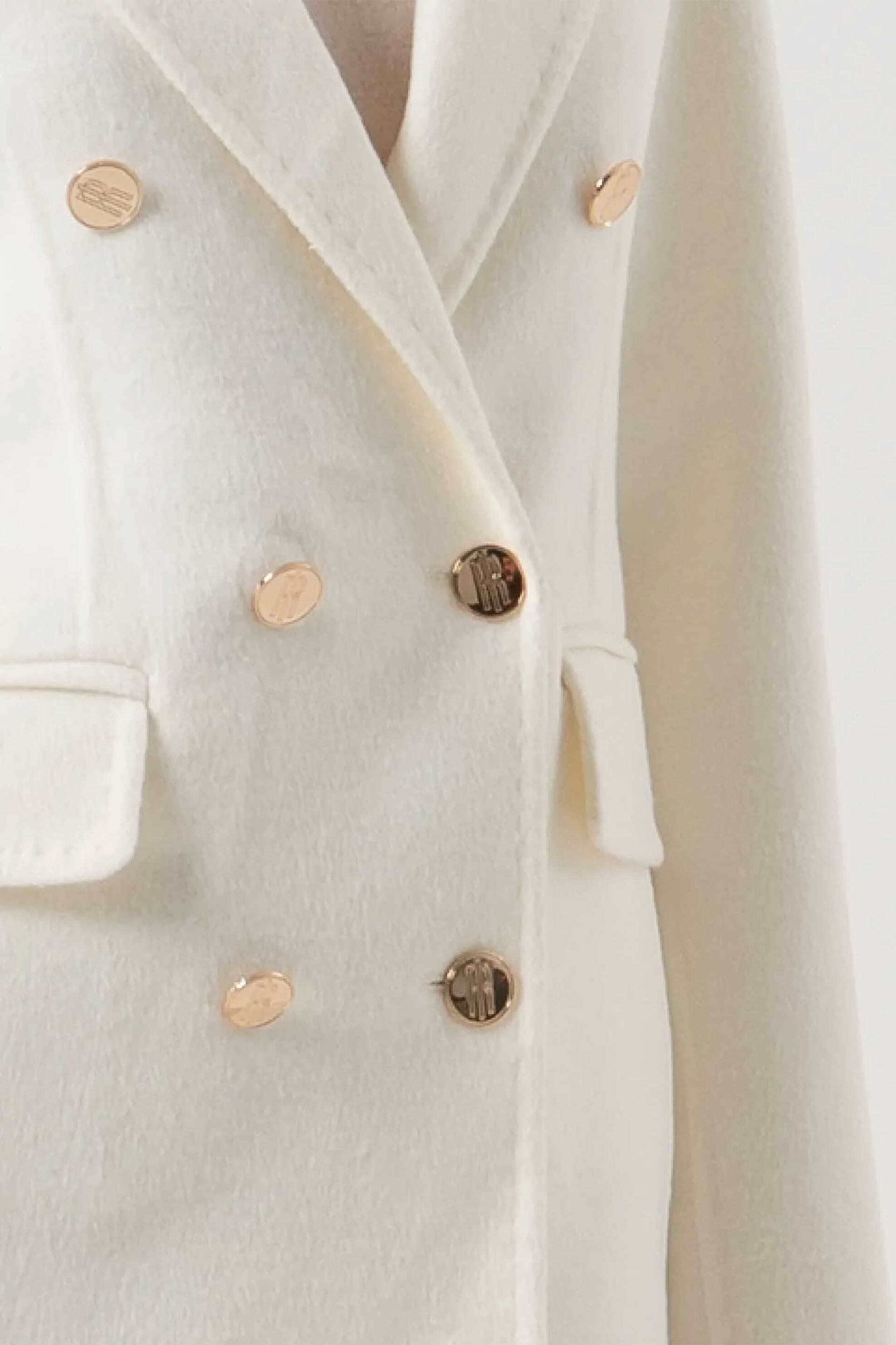 Fracomina γυναικείο σακάκι Regular Fit - FR25WJ3005W80401-508 Κρέμ φωτογραφία