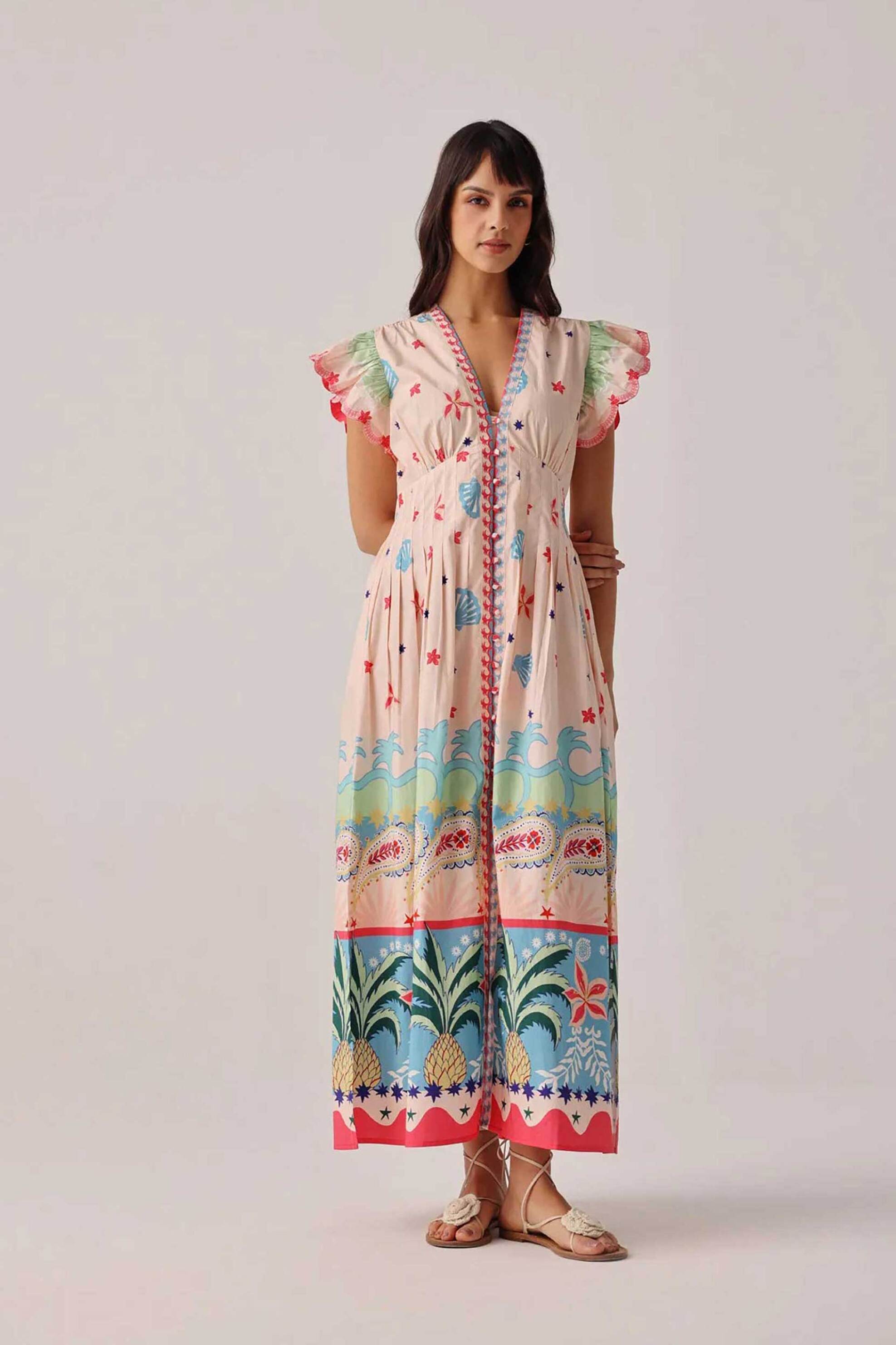 Noib γυναικείο maxi φόρεμα "Avery" - Estella Maxi Dress/SS26 Πολύχρωμο