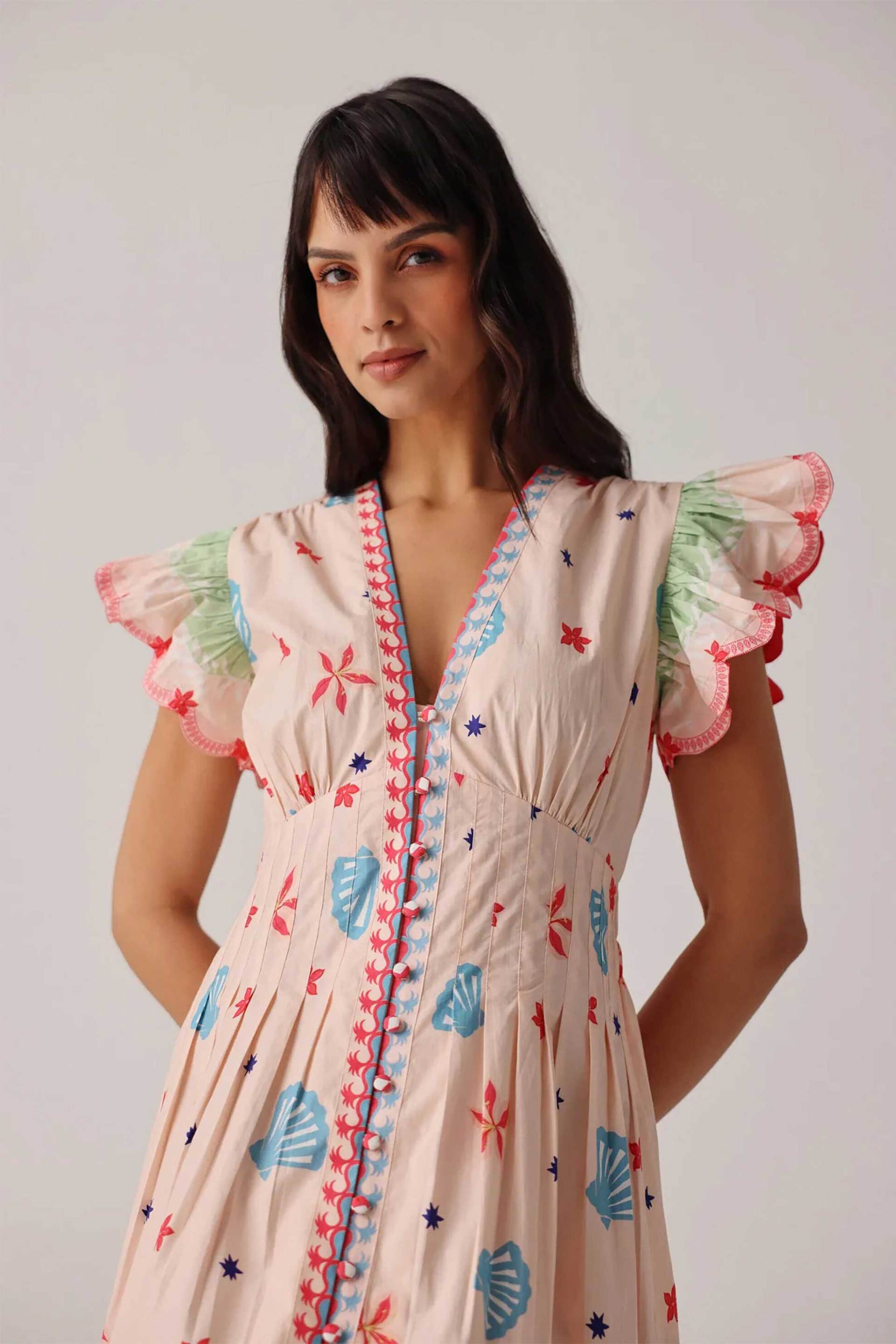 NOIB Noib γυναικείο maxi φόρεμα "Avery" - Estella Maxi Dress/SS26 Πολύχρωμο - 2