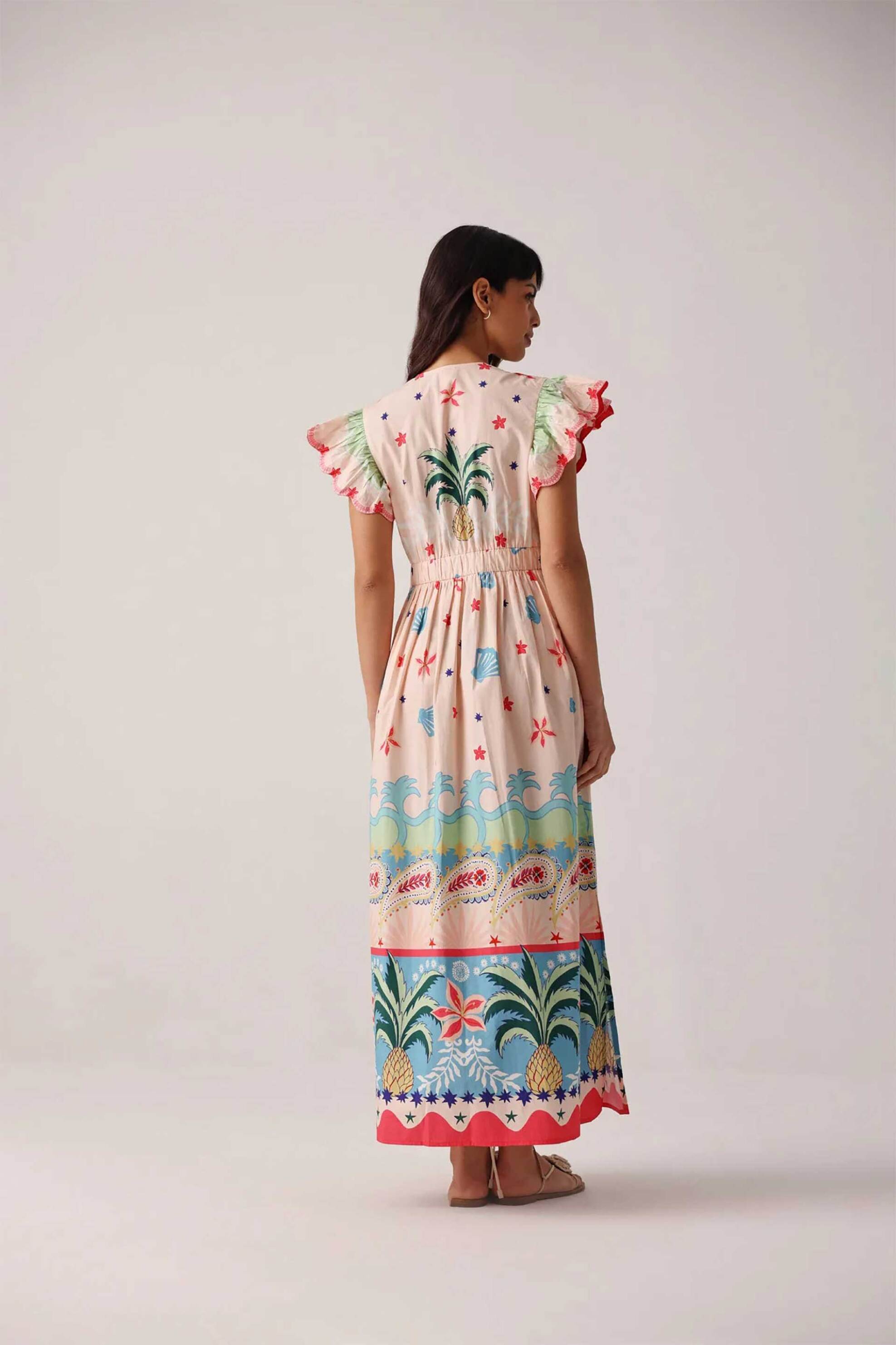 Noib Γυναικείο Maxi Φόρεμα Avery - Estella Dress Ss26 Πολύχρωμο
