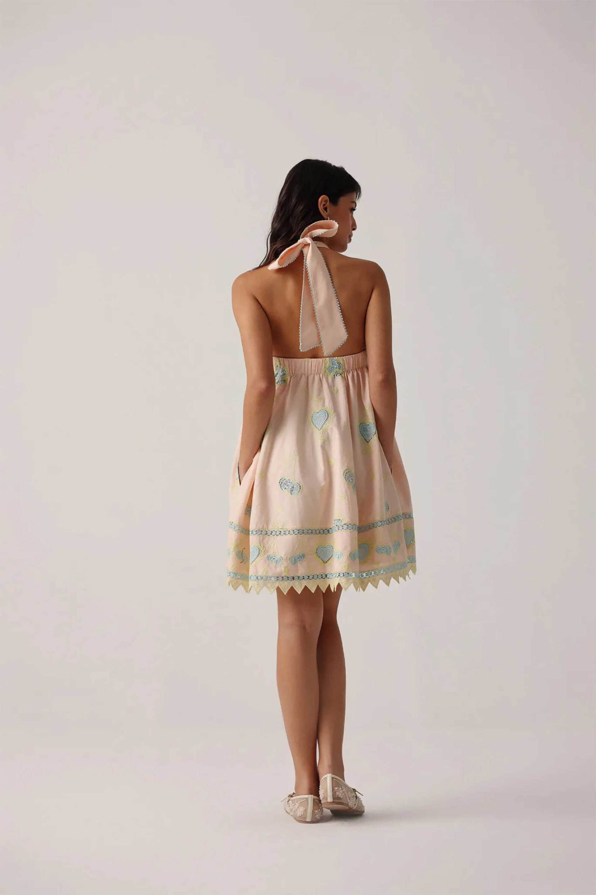 Noib Γυναικείο Mini Φόρεμα Hazel - Hazelminidresspeach Ss26 Εκρού