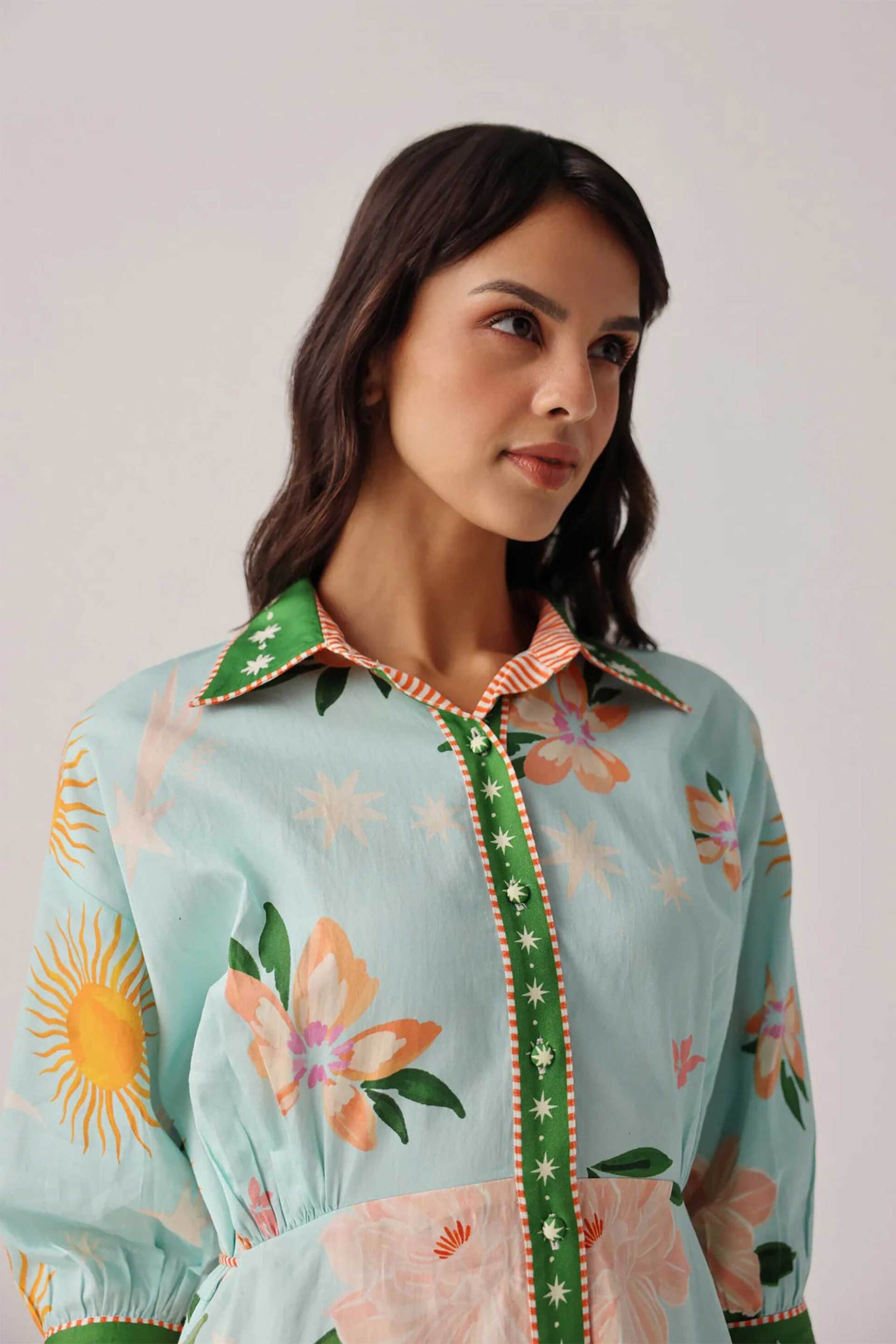 NOIB Noib γυναικείο mini φόρεμα "Lena" - Lena Midi Dress/SS26 Βεραμάν - 3