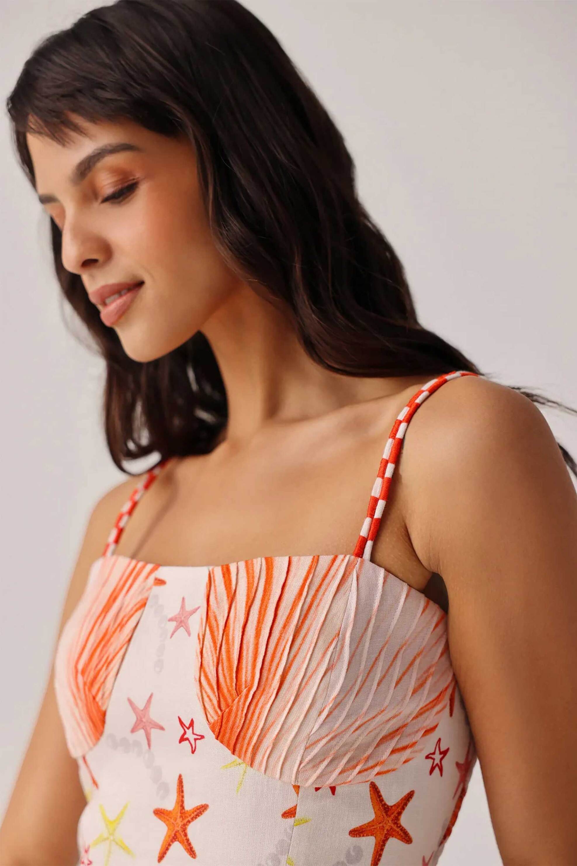 NOIB Noib γυναικείο maxi φόρεμα "Ruby Seaborn" - Ruby Maxi Dress/SS26 Πολύχρωμο - 2
