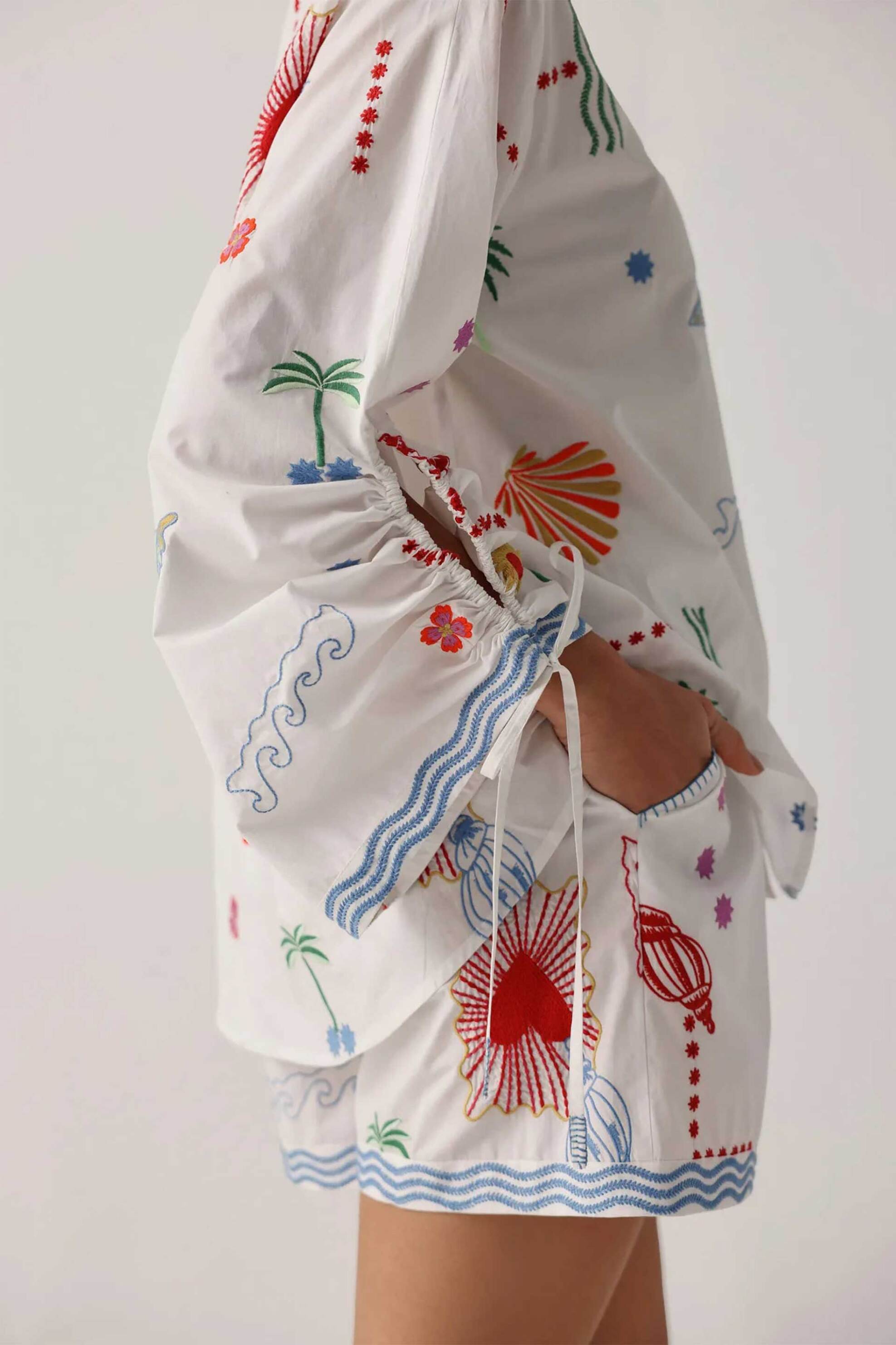 NOIB Noib γυναικείο πουκάμισο "Thais" - Thais Shirt/SS26 Λευκό - 2