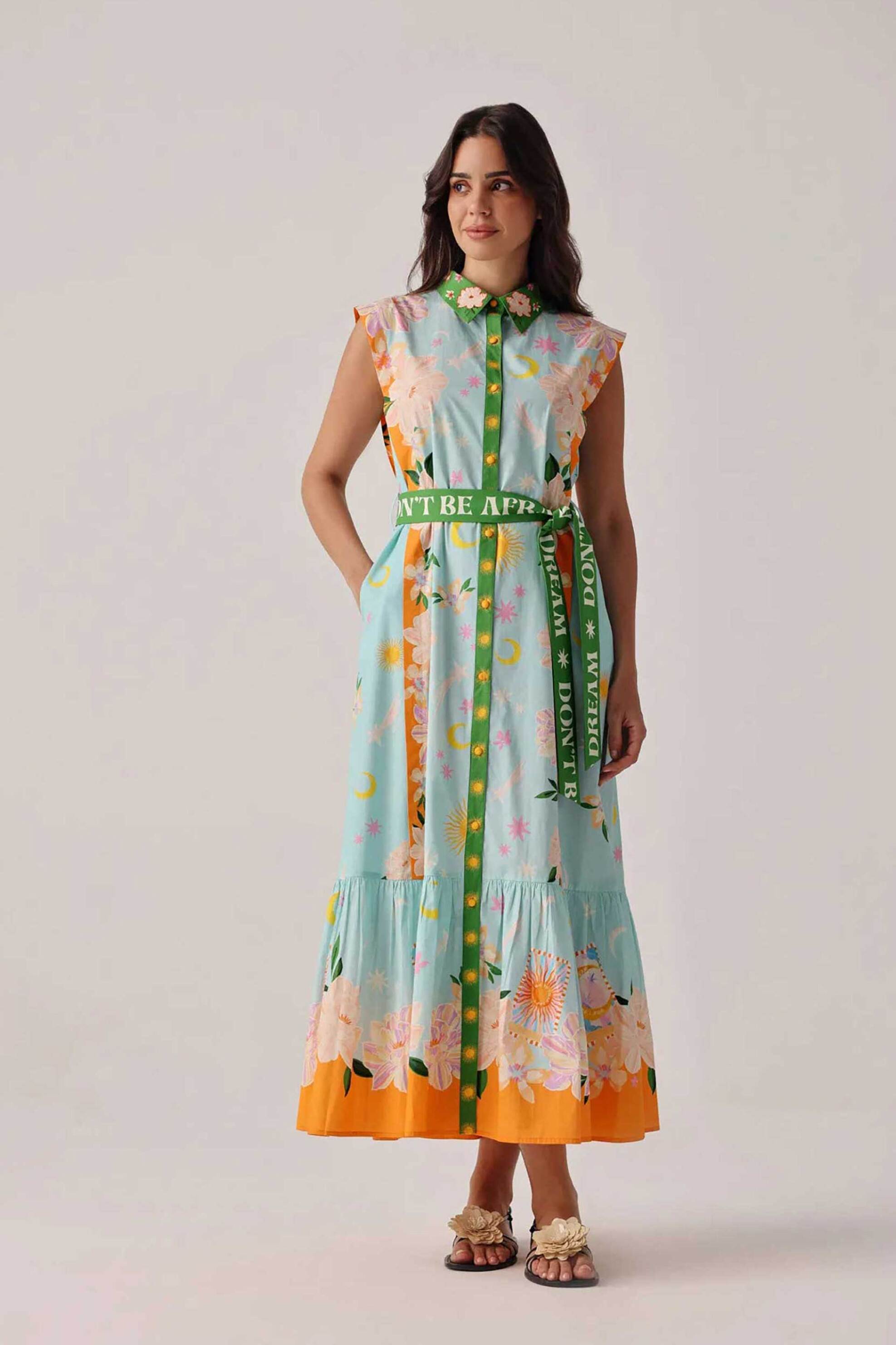 Noib γυναικείο maxi φόρεμα "Vega" - Vega Maxi Dress/SS26 Βεραμάν