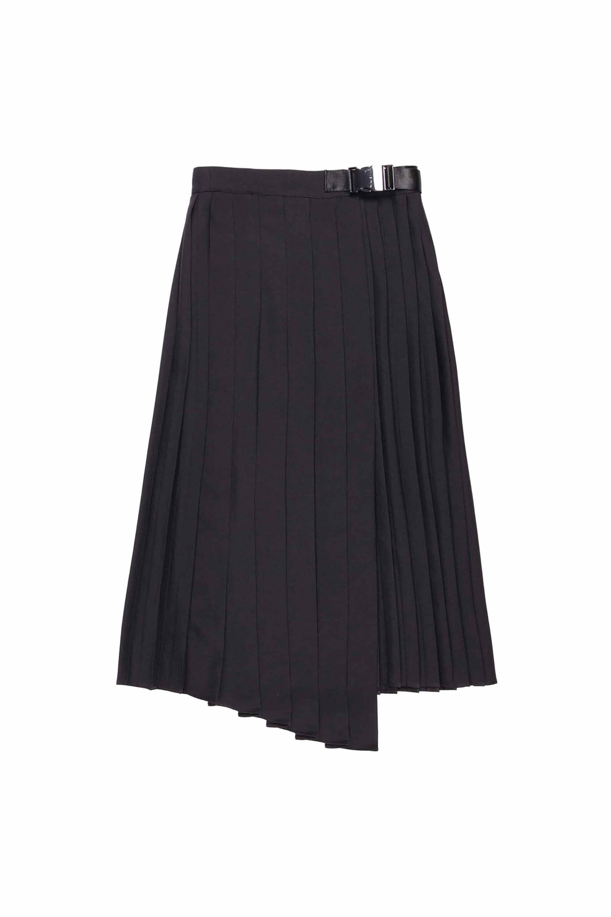 Nenette γυναικεία midi πλισέ φούστα - 40BB-GULP-0700 Μαύρο φωτογραφία