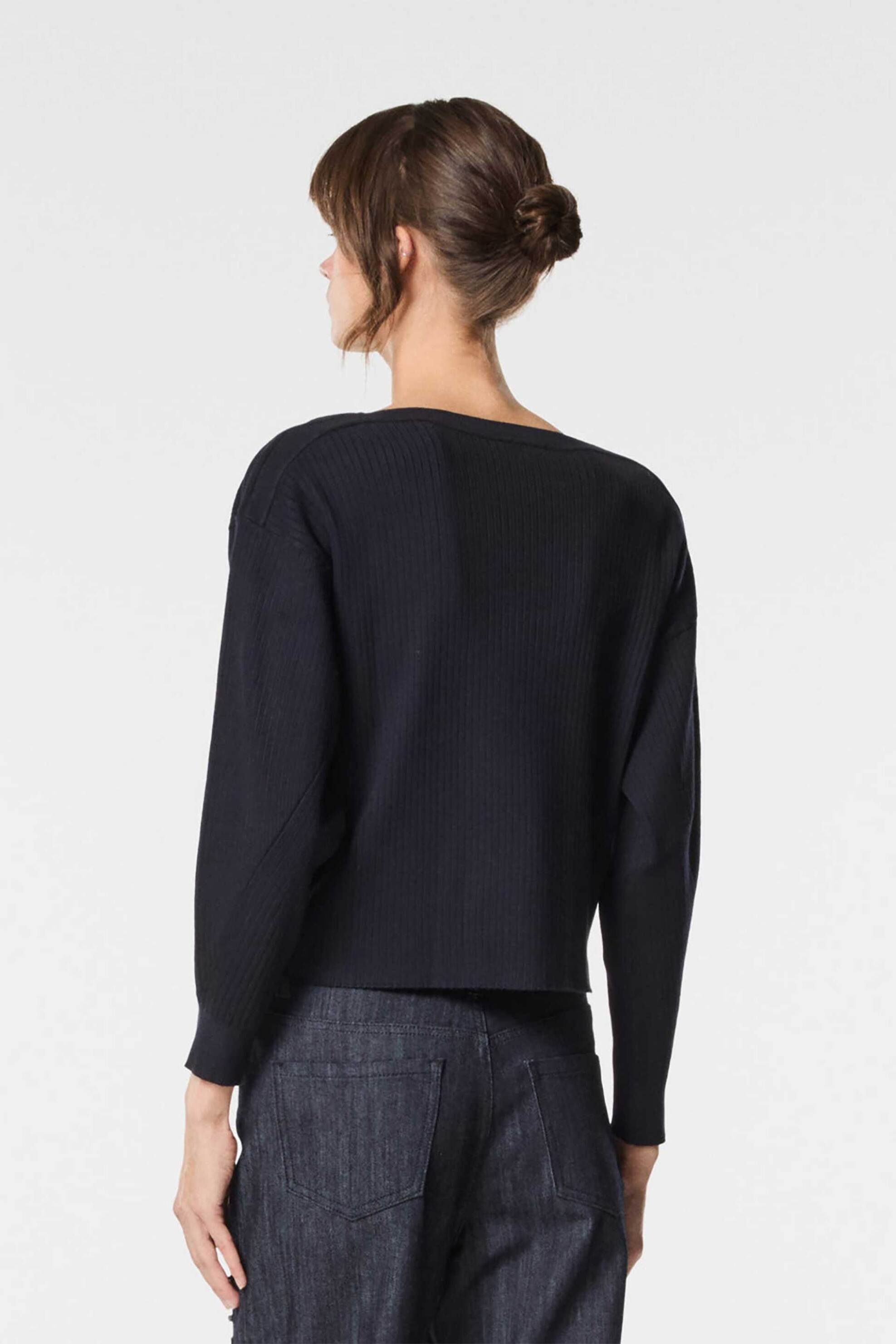 Nenette γυναικείο πουλόβερ Regular Fit "Missi" - 40BB-MISSI-0700 Μαύρο φωτογραφία