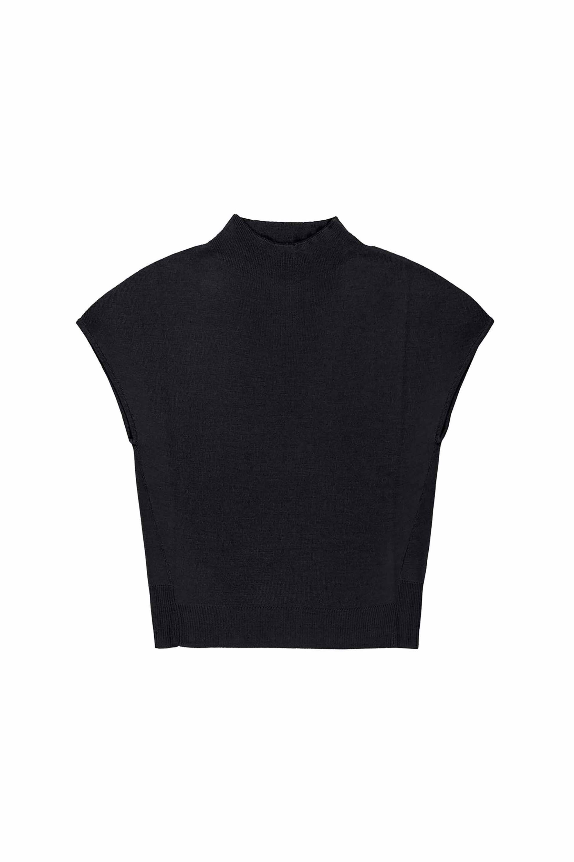 NENETTE Nenette γυναικείο πουλόβερ Regular Fit "Morallo" - 40BB-MORALLO-0700 Μαύρο