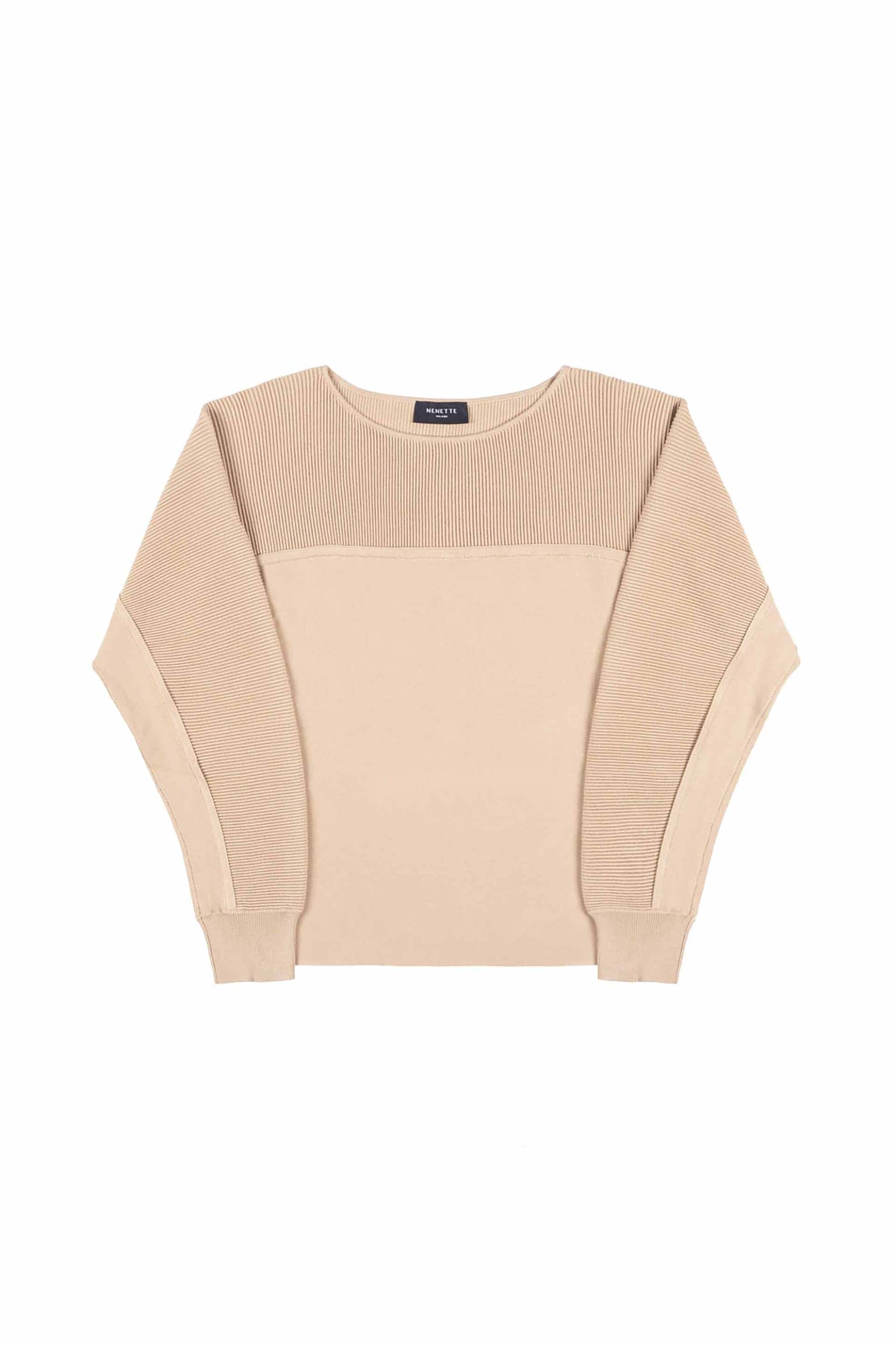 Nenette γυναικείο πουλόβερ Regular Fit - 40BB-MOSSA-0645 Καμηλό φωτογραφία