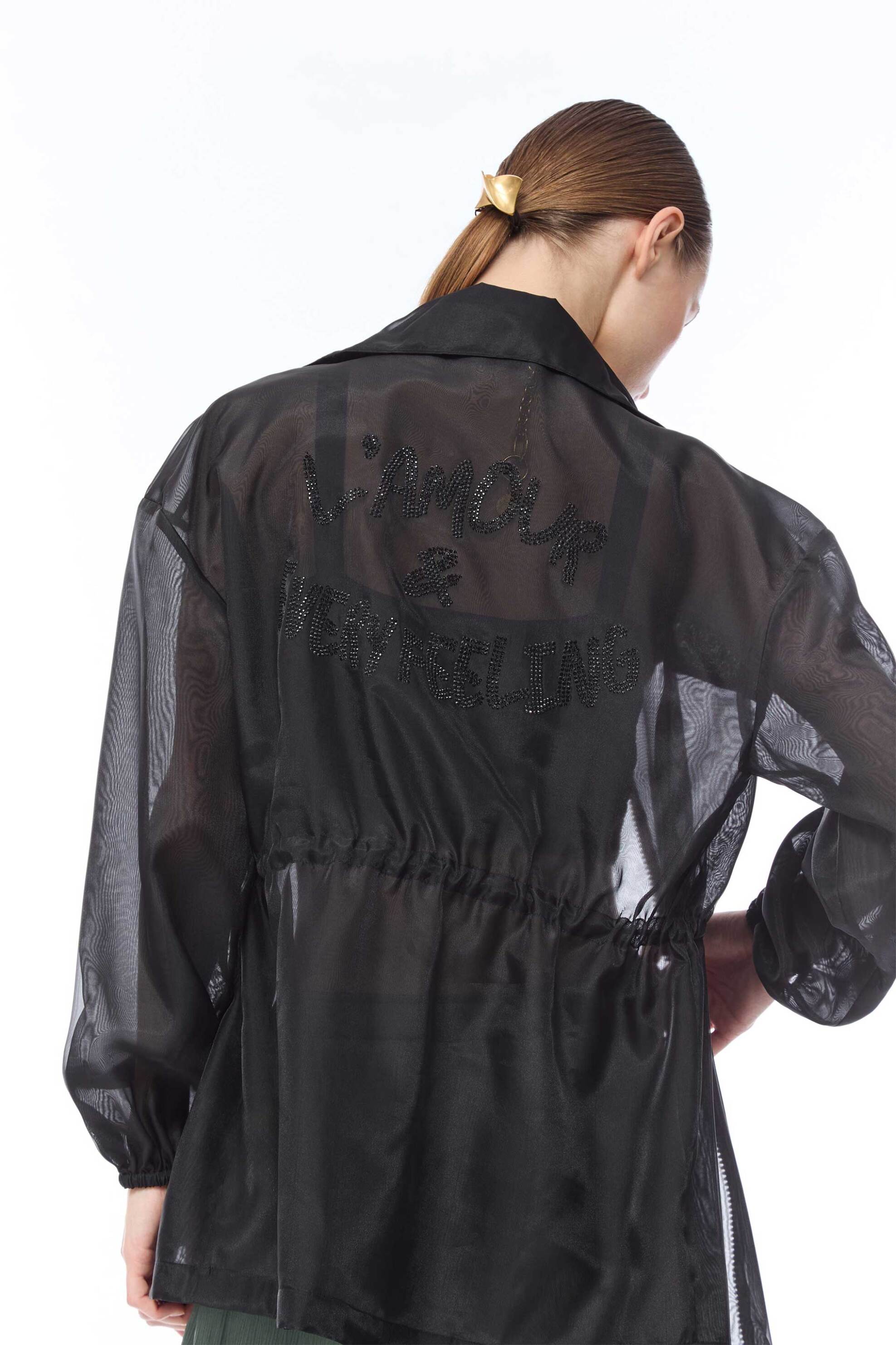Nenette γυναικείο jacket με στρας "Biko" - 41BB-BIKO-0700 Μαύρο φωτογραφία