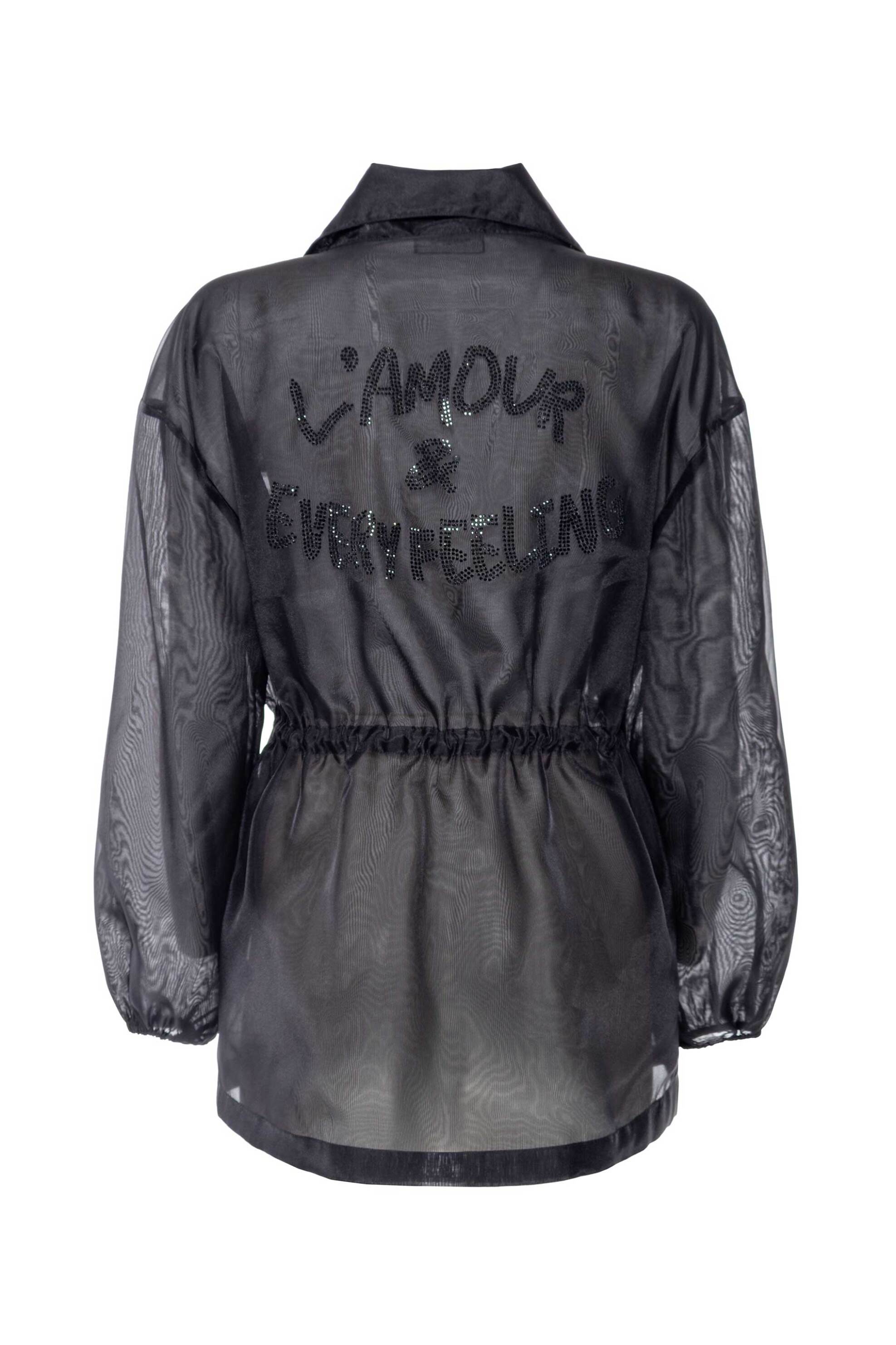 Nenette Γυναικείο Jacket με Στρας Biko - 41Bb-Biko-0700 Μαύρο